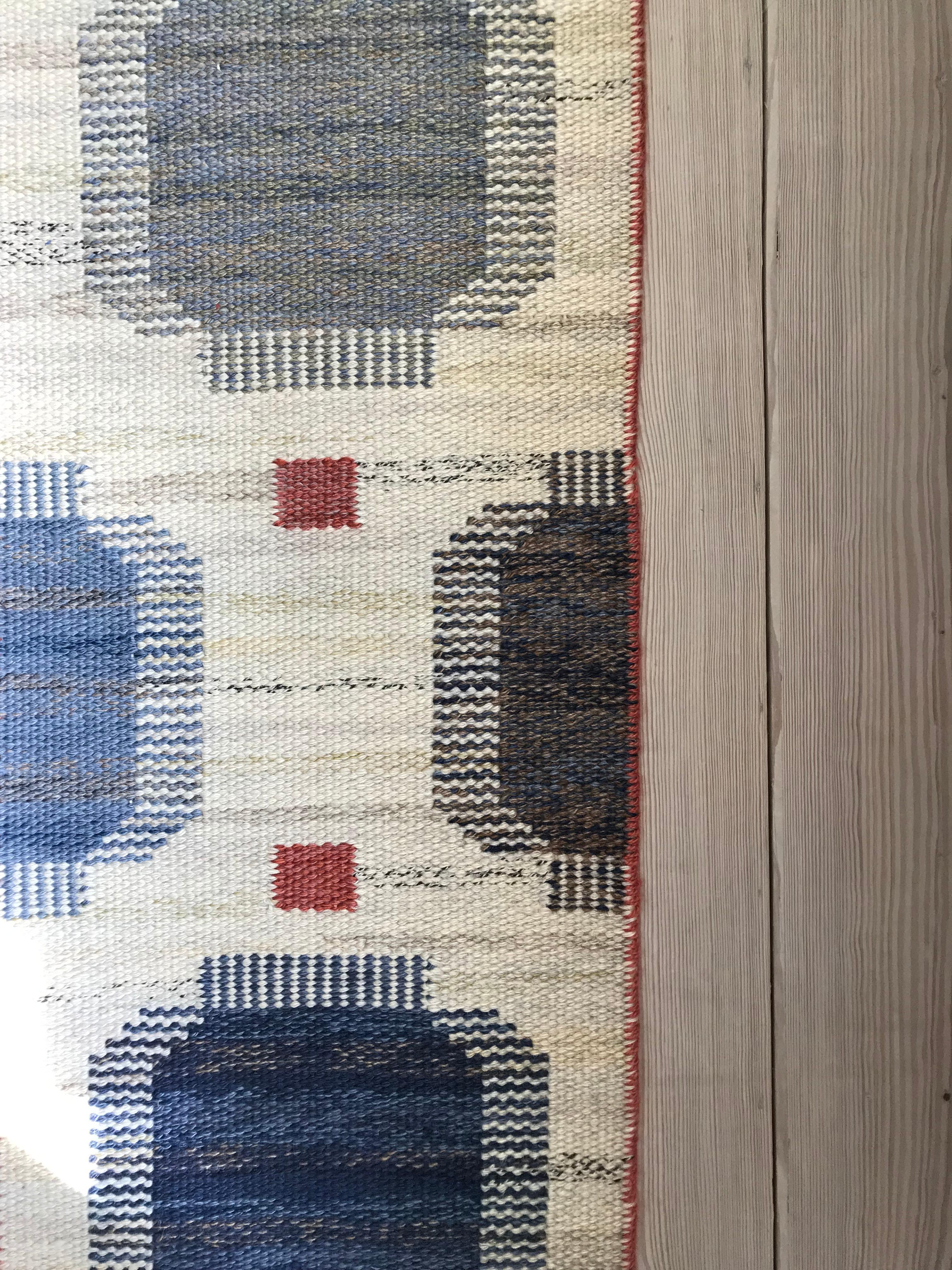 Vintage Flat-Weave Rug 