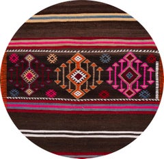 Vintage Flat-Weave Wool Runner
