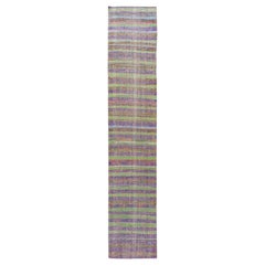 Retro Flat-Weave Wool Runner