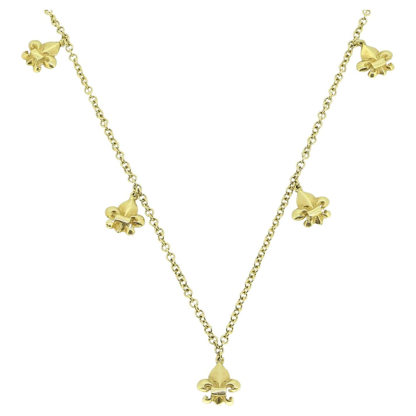 Collana Fleur de Lis Vintage