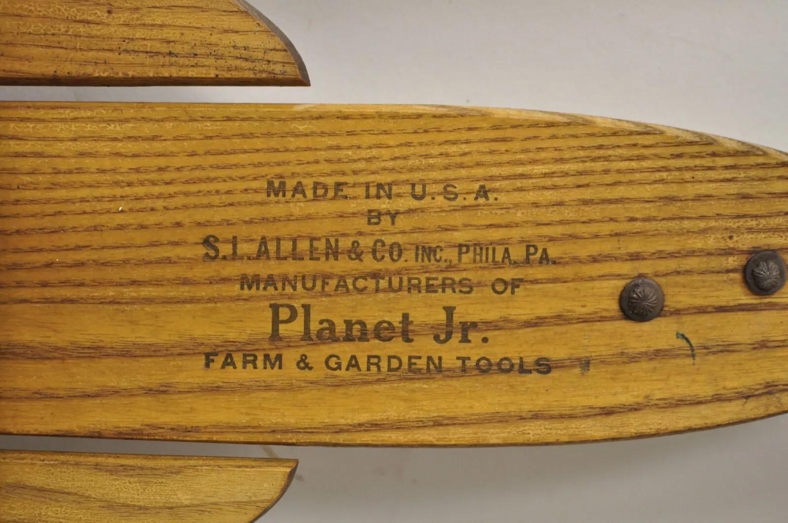 Metal Vintage Flexible Flyer Airline Racer No 60 Wooden Sled Planet Jr USA For Sale