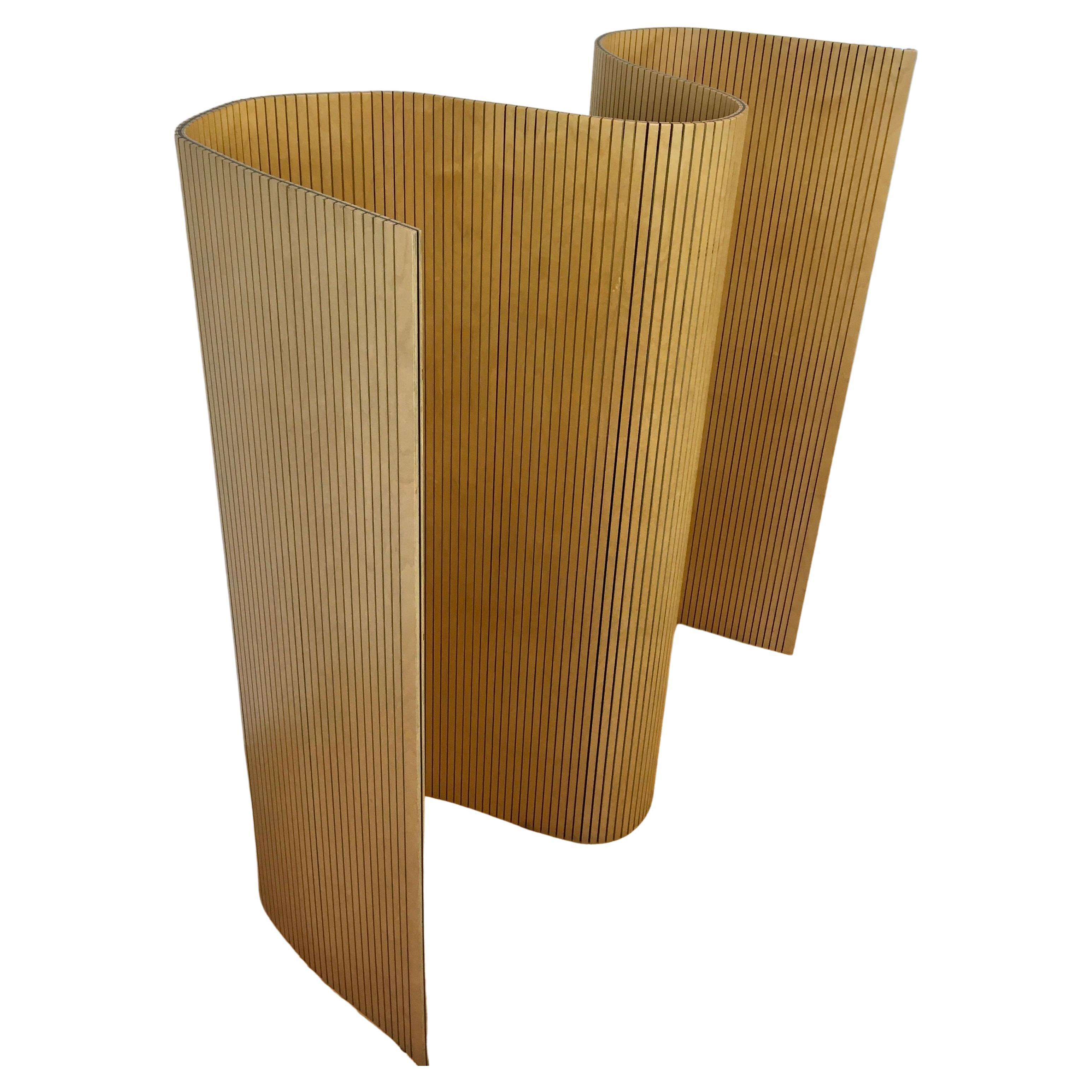 Flexibler Raumteiler aus Holz im Vintage-Stil, Raumteiler, Finnland im Angebot