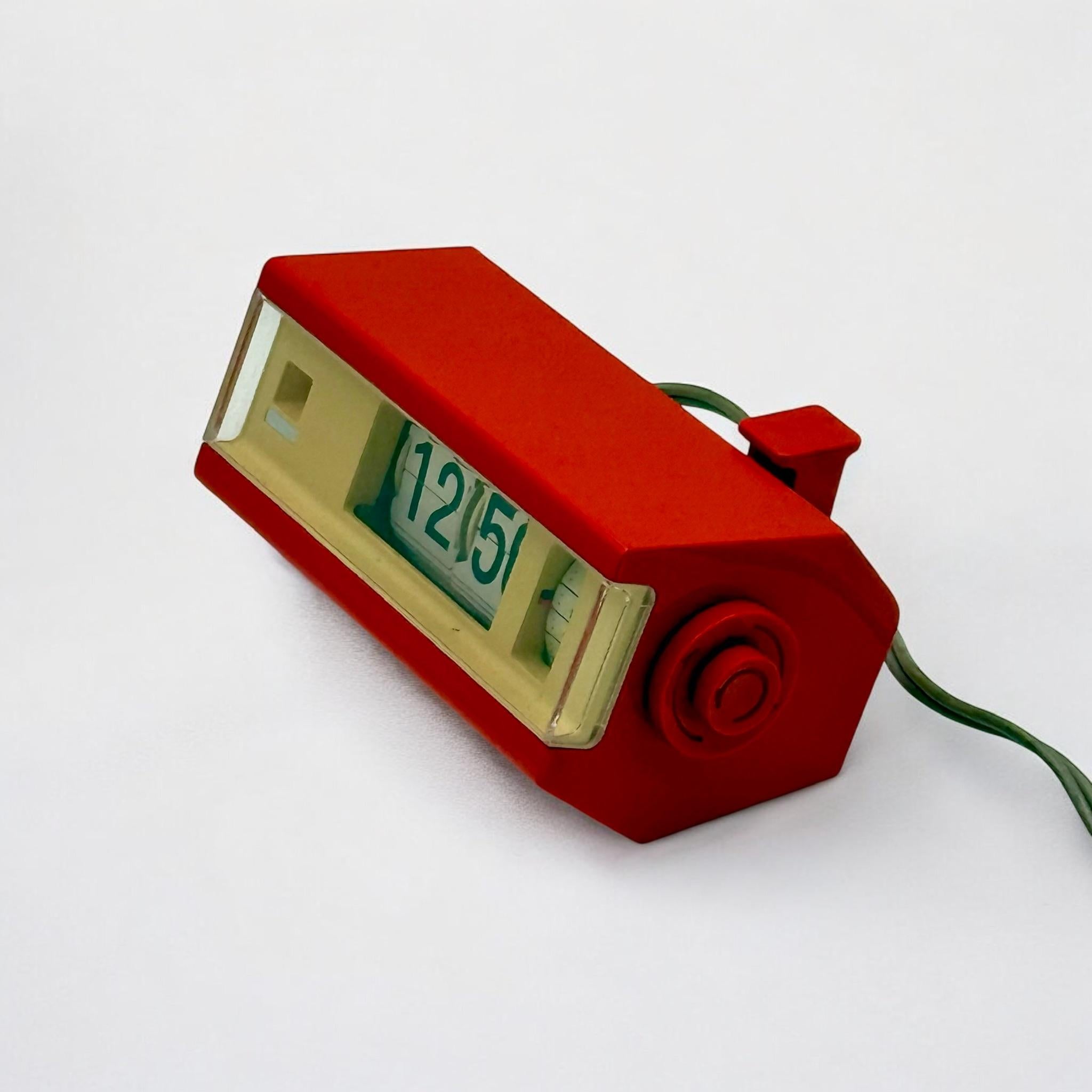 Vintage Flip Alarm Clock con luce notturna COPAL 227 Made in Japan, 1960-70s in vendita 3