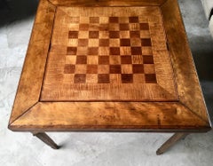 Vintage Flip-Top Backgammon Table