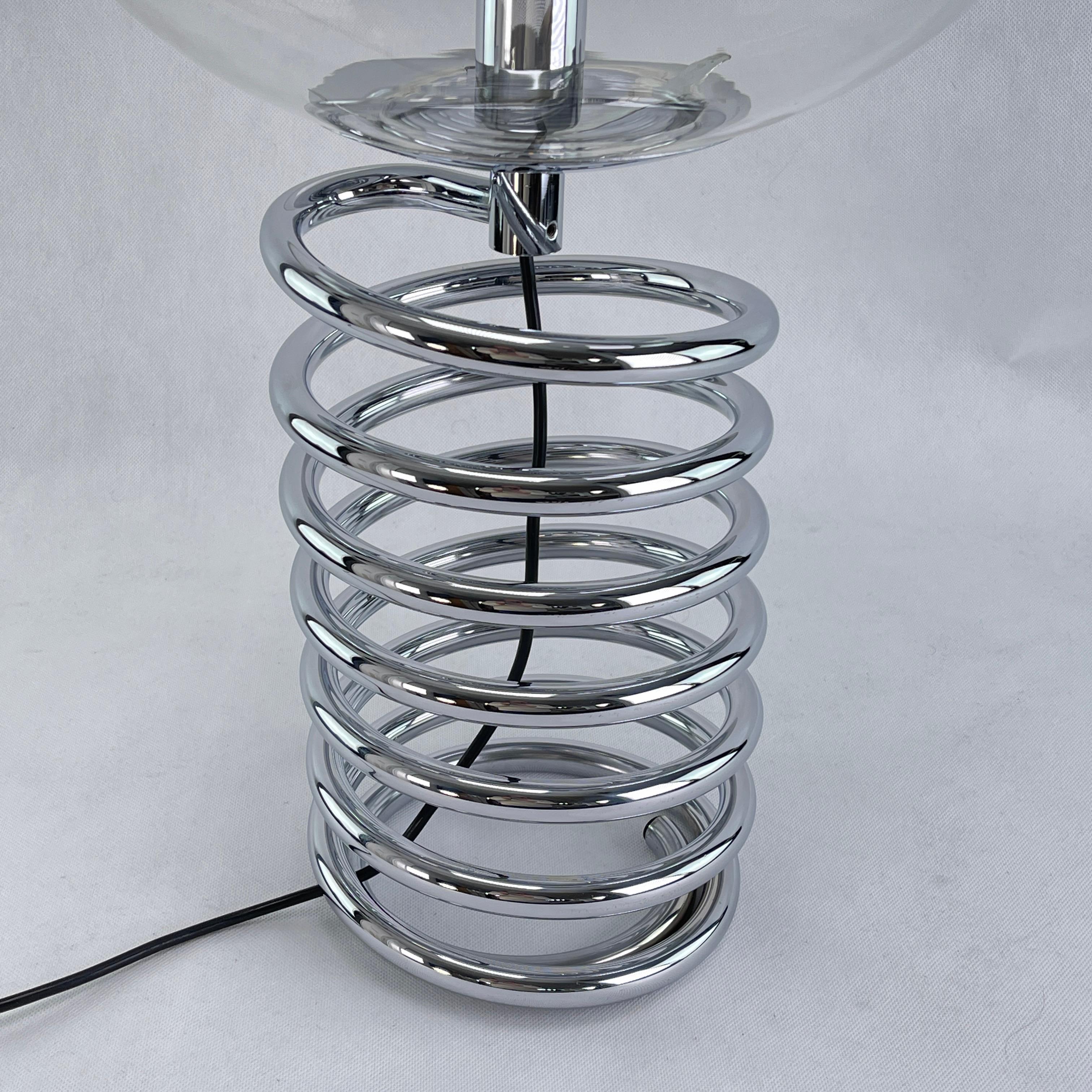 Glass Vintage Floor and Table Lamp 
