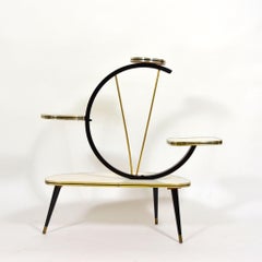 Vintage Floor Flower Stand, 1970s