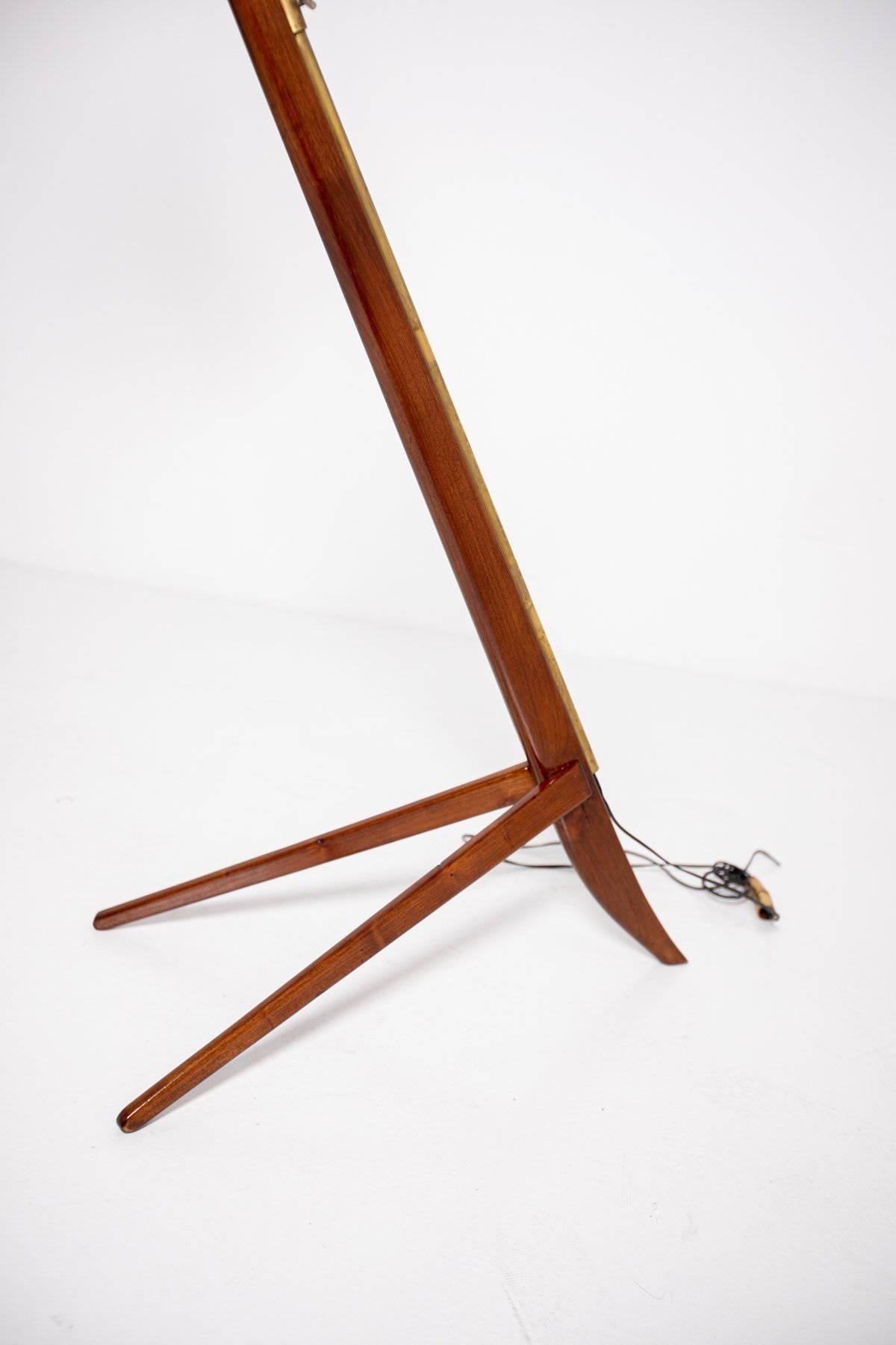 Vintage Floor Lamp Attributed to Franco Albini, 1950s For Sale 7