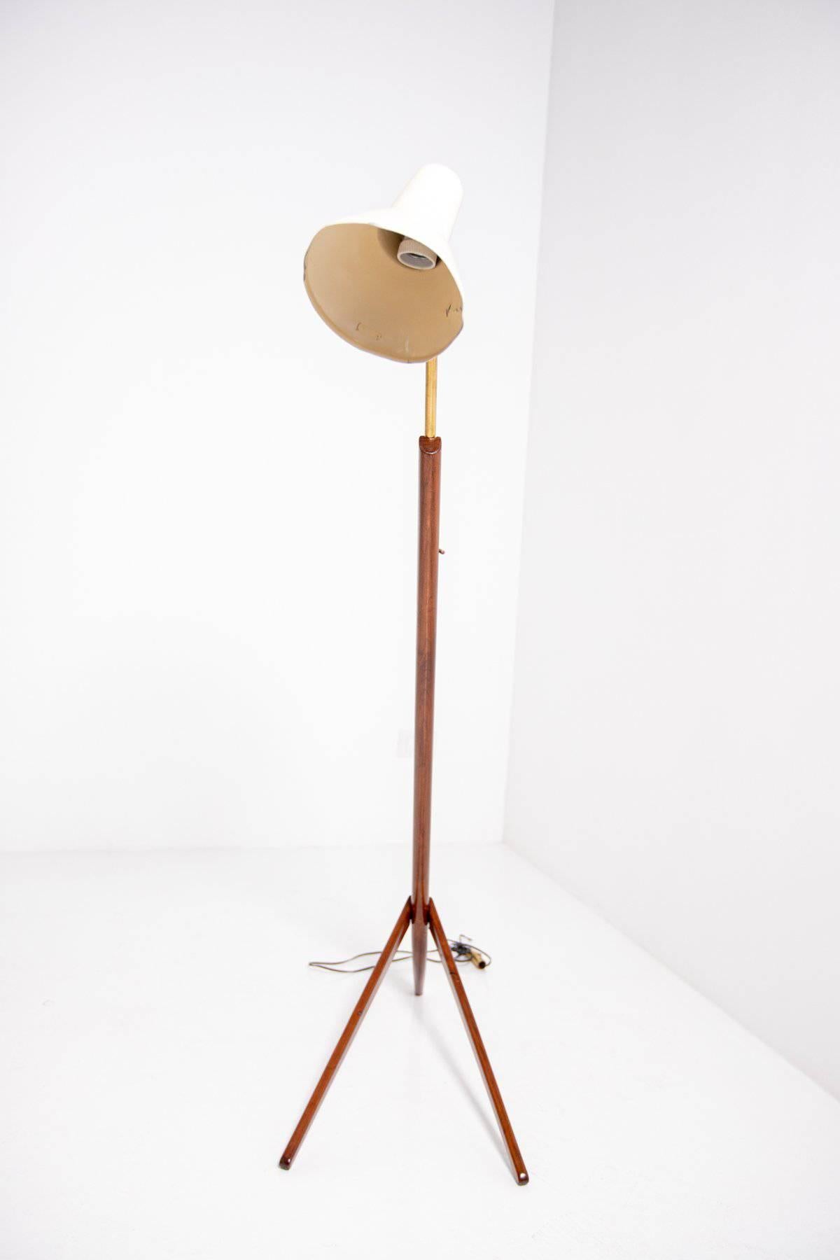 Metà XX secolo Lampada da terra vintage attribuita a Franco Albini, anni '50 in vendita
