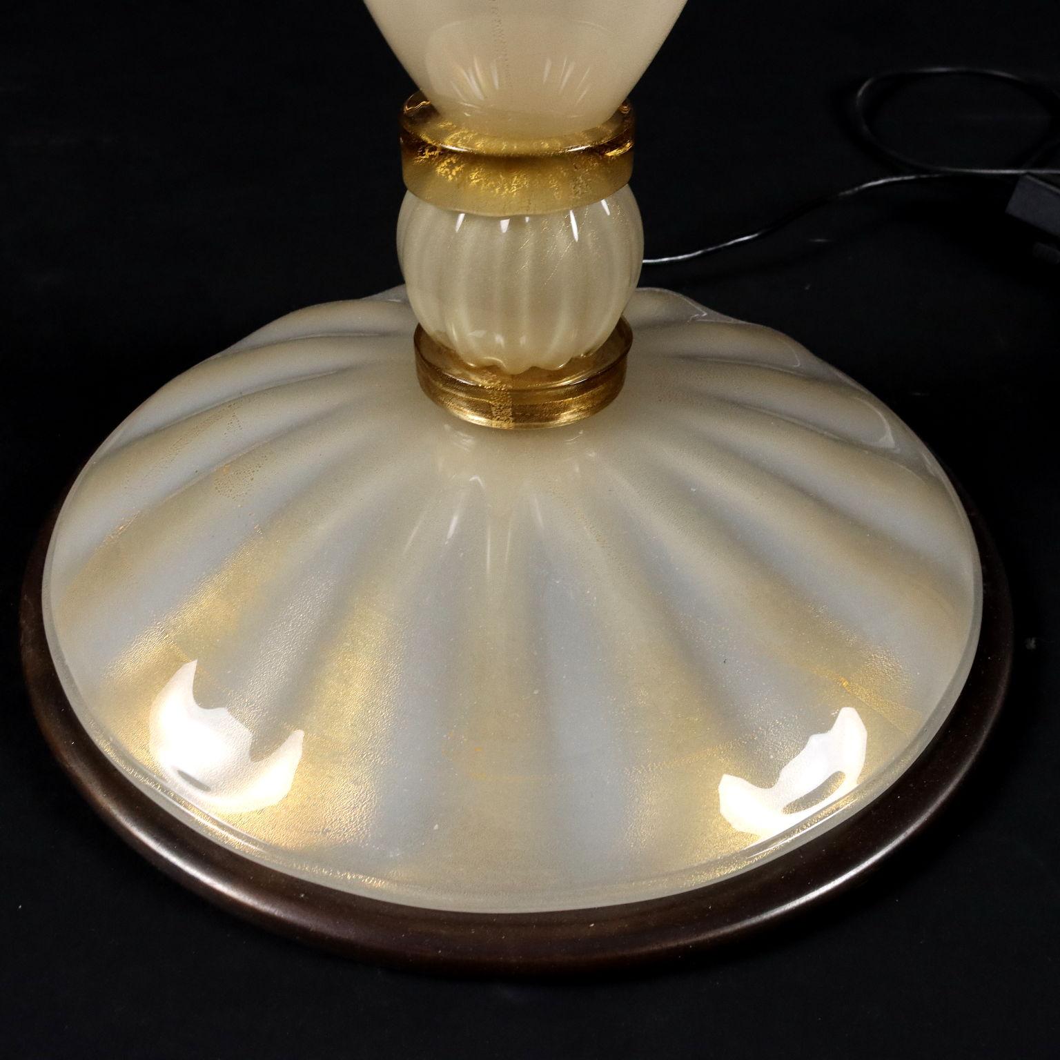 Vintage Floor Lamp Brass Glass, Italy, 1970s-1980s 4