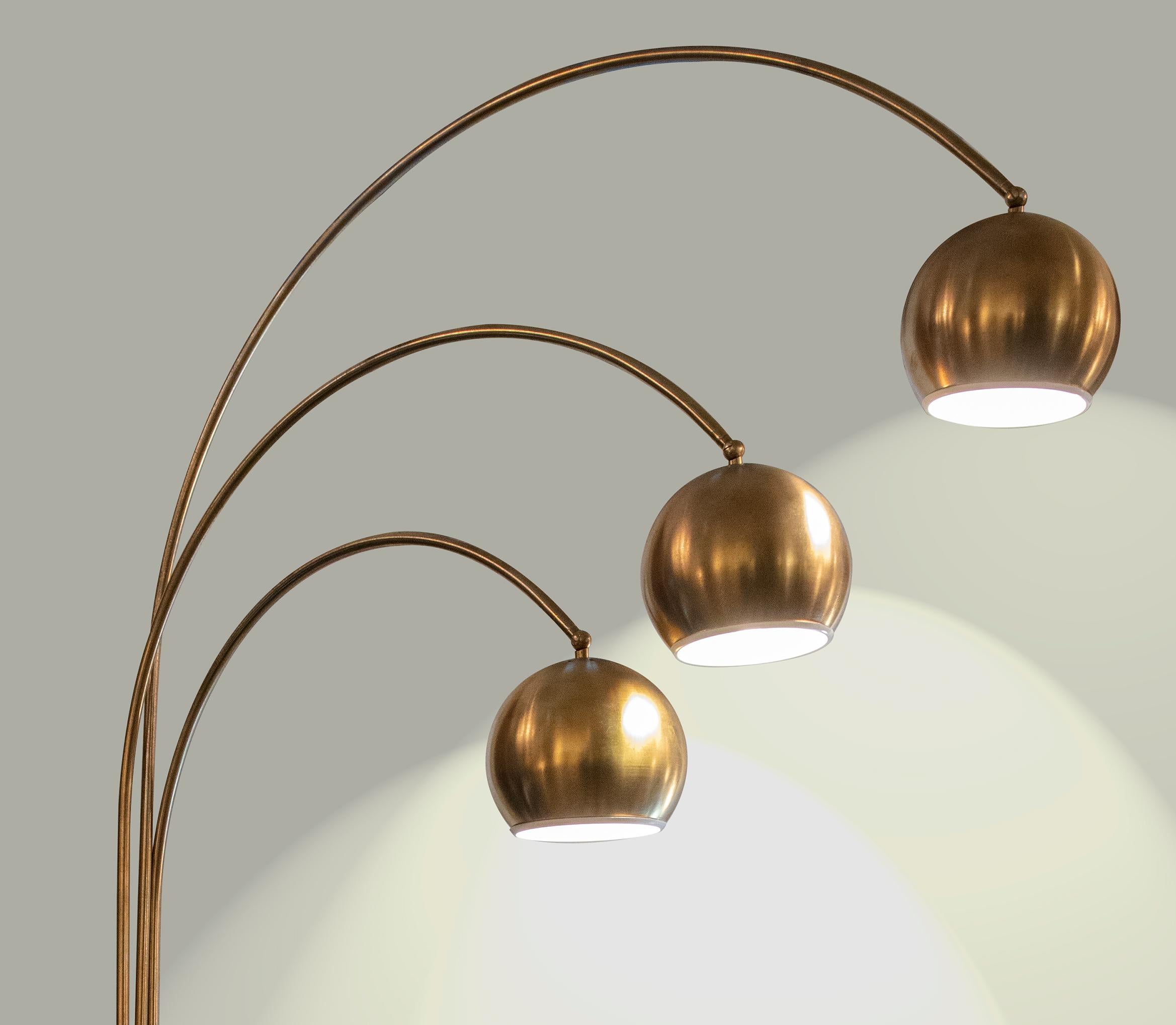 Vintage Floor Lamp by Goffredo Reggiani, 1970s In Good Condition In Roma, IT