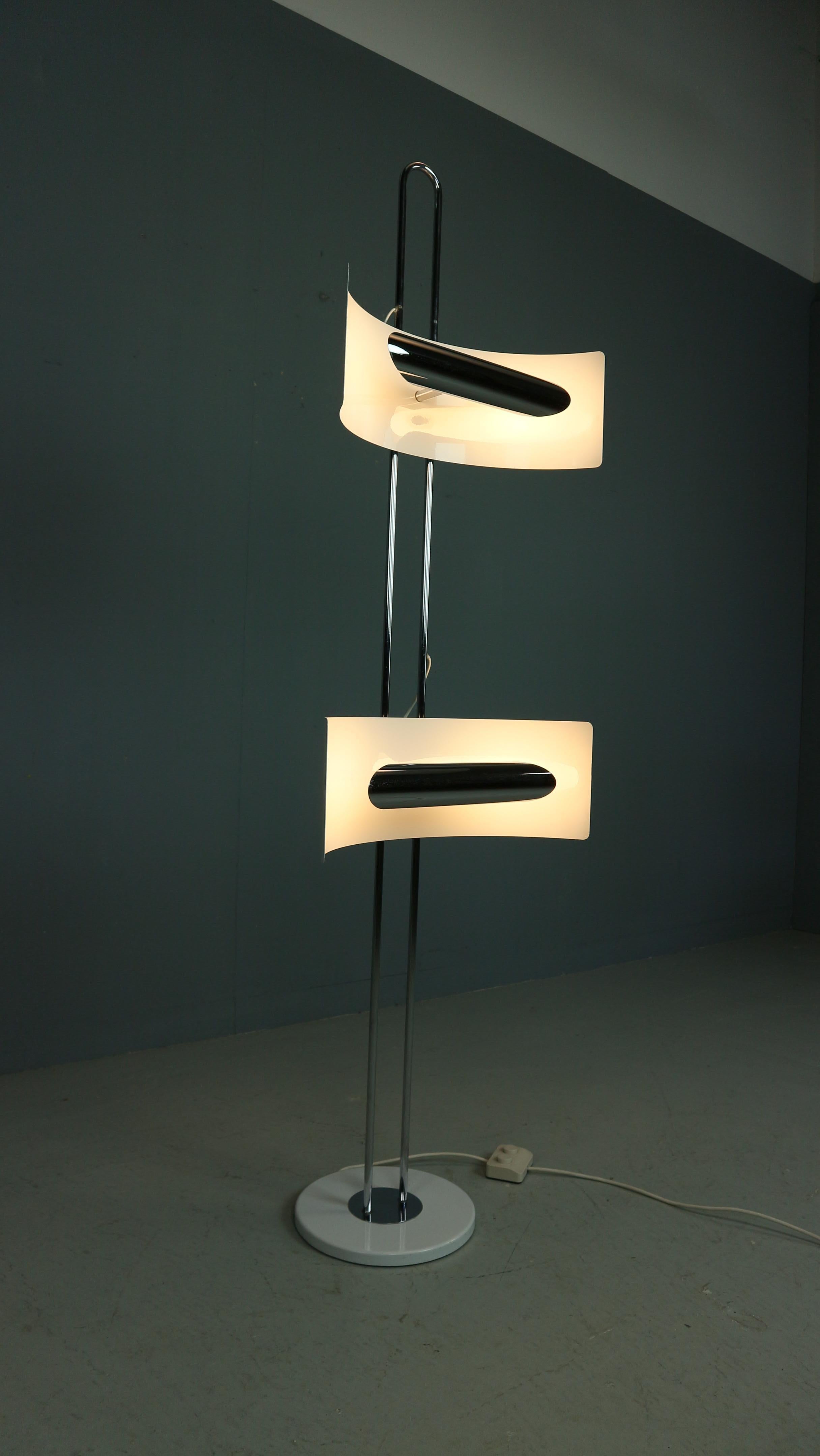Lámpara de pie vintage de Goffredo Reggiani Italia 1960 Moderno de mediados de siglo en venta