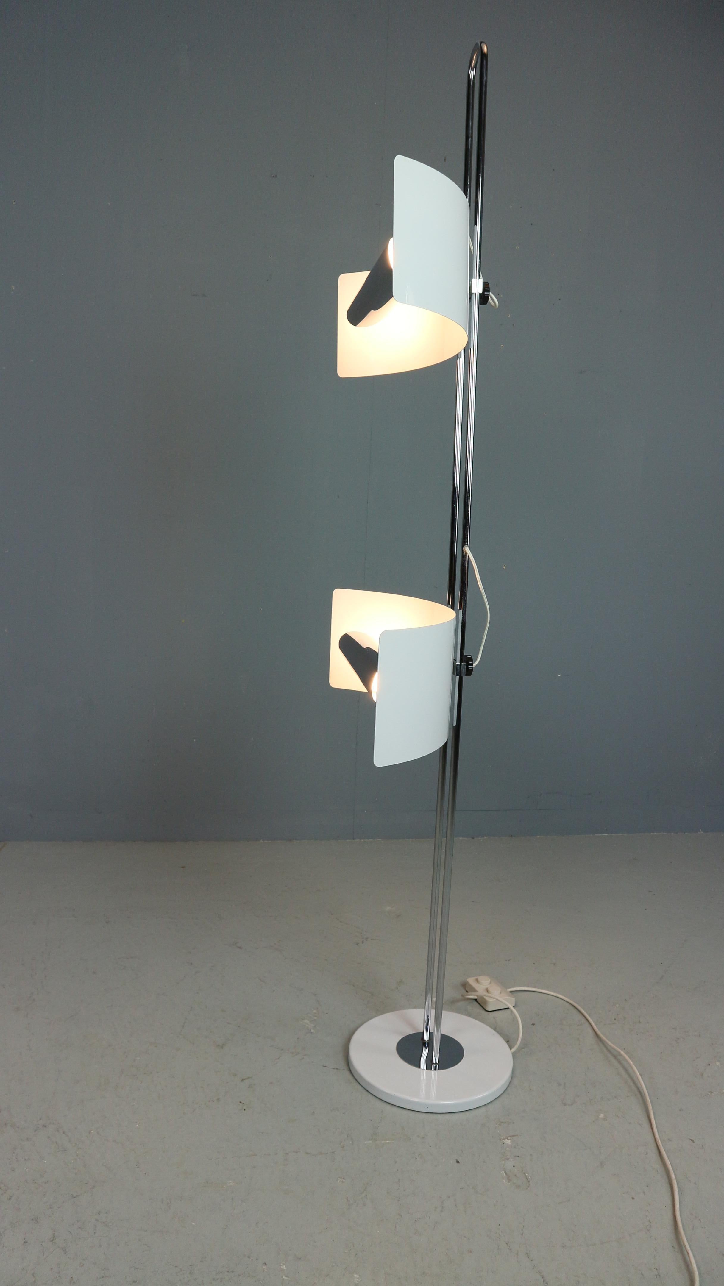 Lámpara de pie vintage de Goffredo Reggiani Italia 1960 Metal en venta