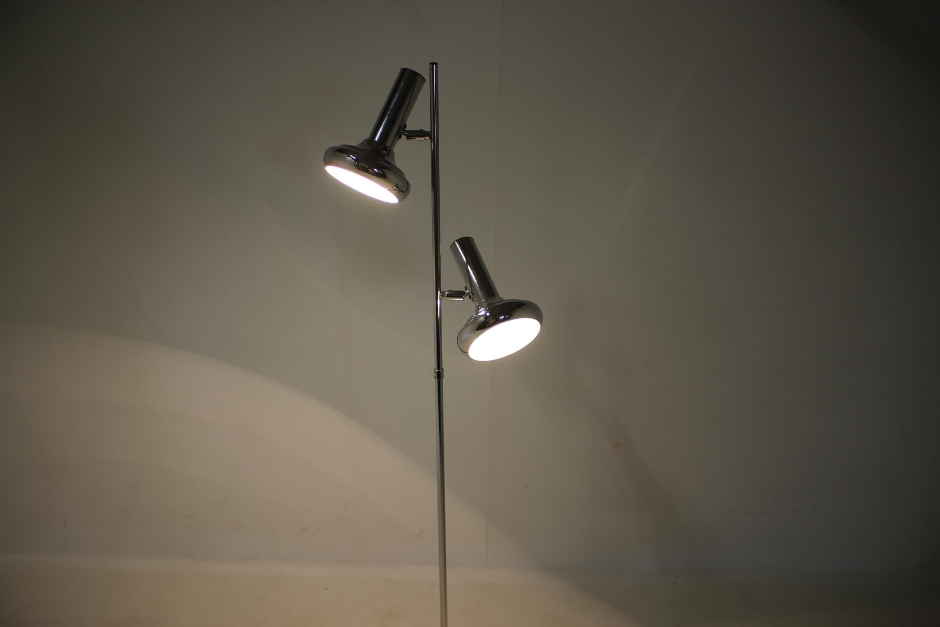 Late 20th Century Vintage Floor Lamp by Koch & Lowy for OMI, 1970s For Sale