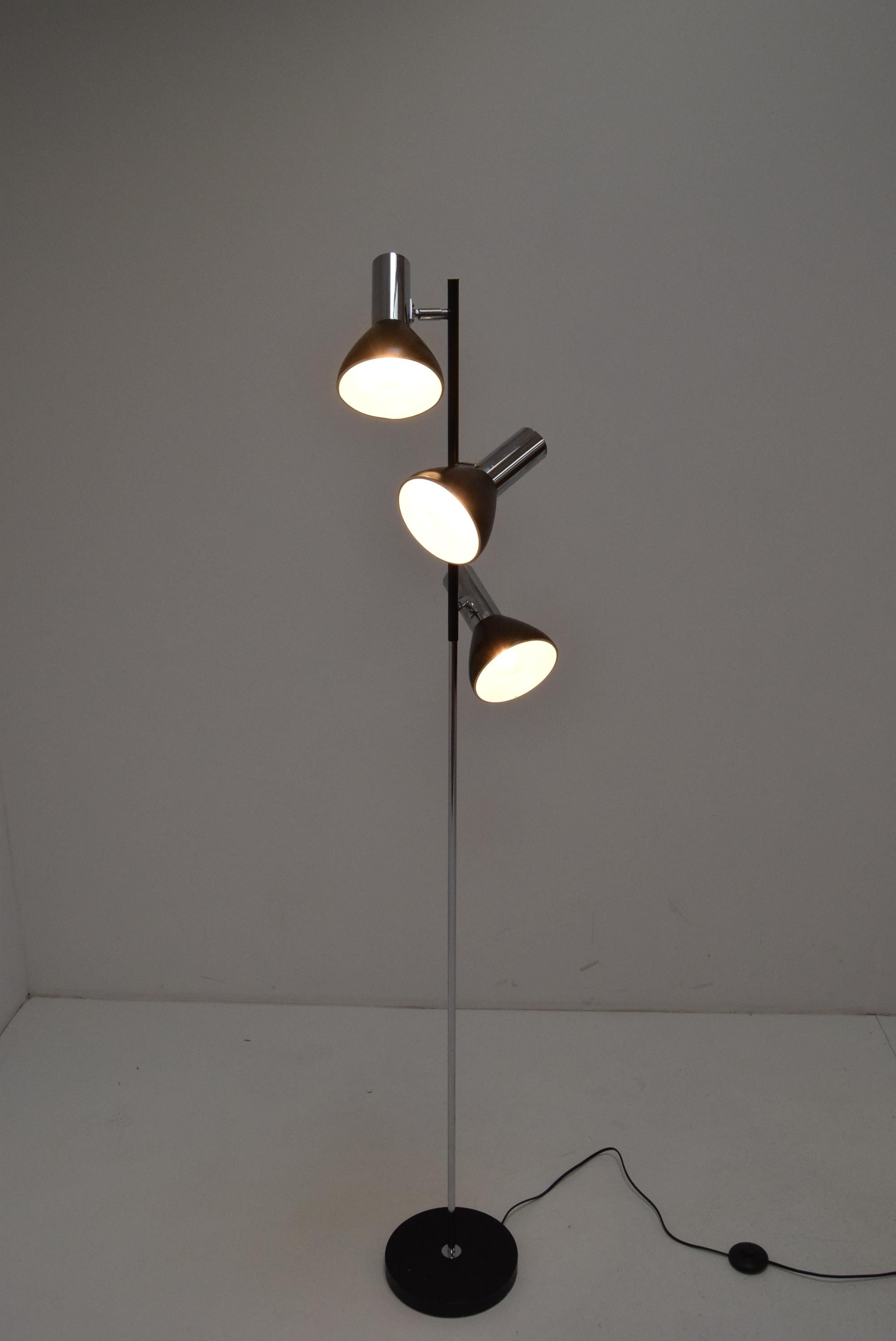 Late 20th Century Vintage Floor Lamp by Koch & Lowy for OMI, 1970's For Sale