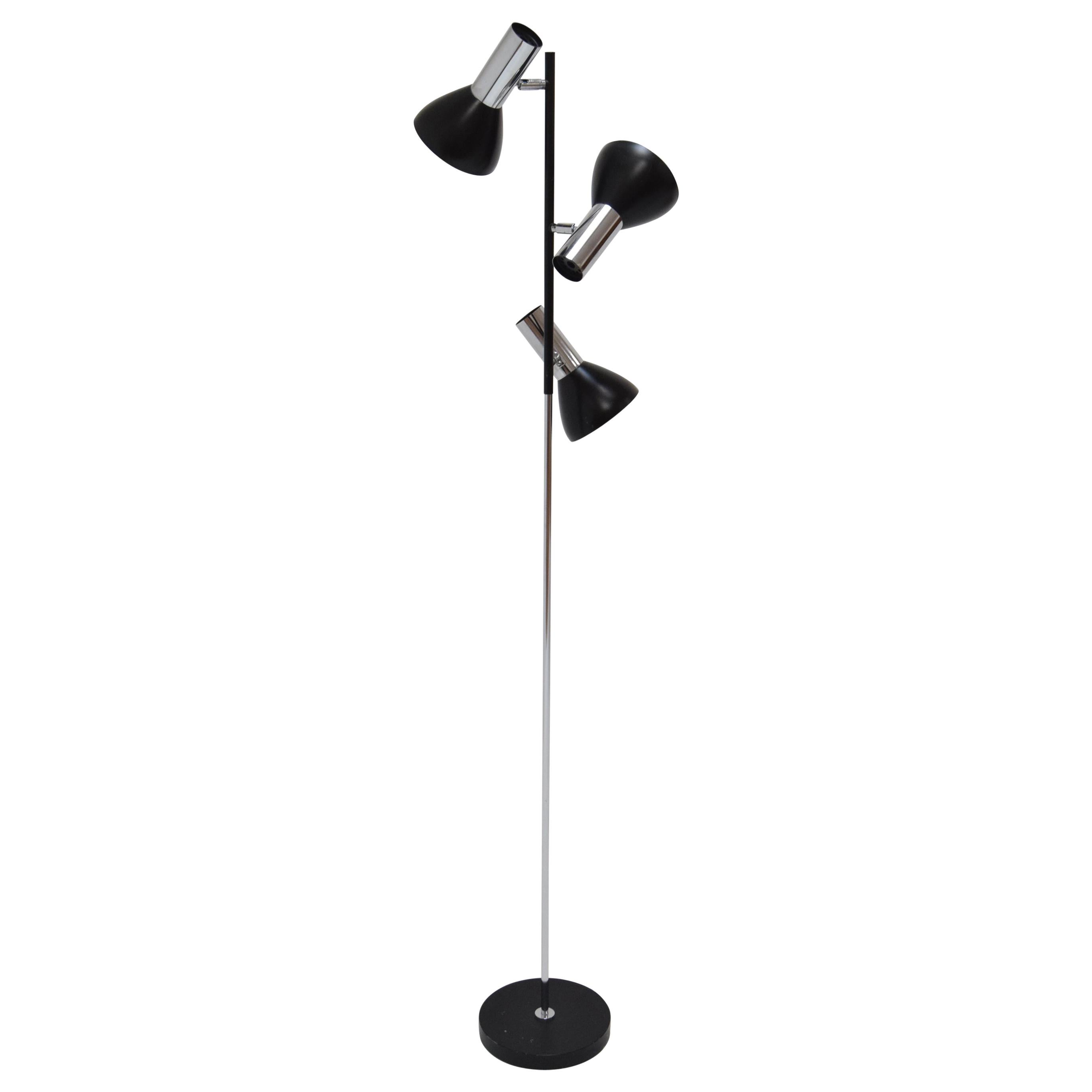 Vintage Floor Lamp by Koch & Lowy for OMI, 1970's For Sale
