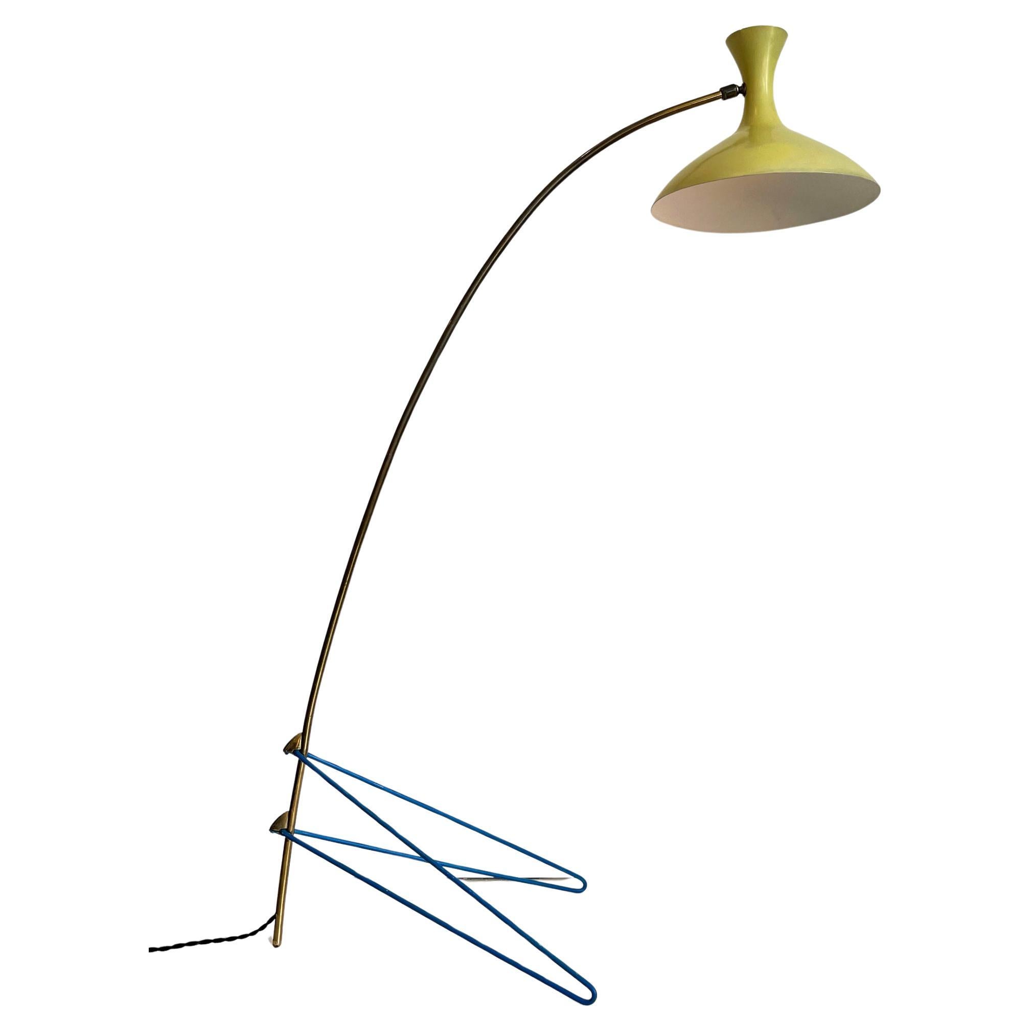 Vintage Floor Lamp by Louis Kalff for Philips