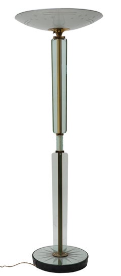 Vintage Floor Lamp by Luigi Brusotti, 1930s