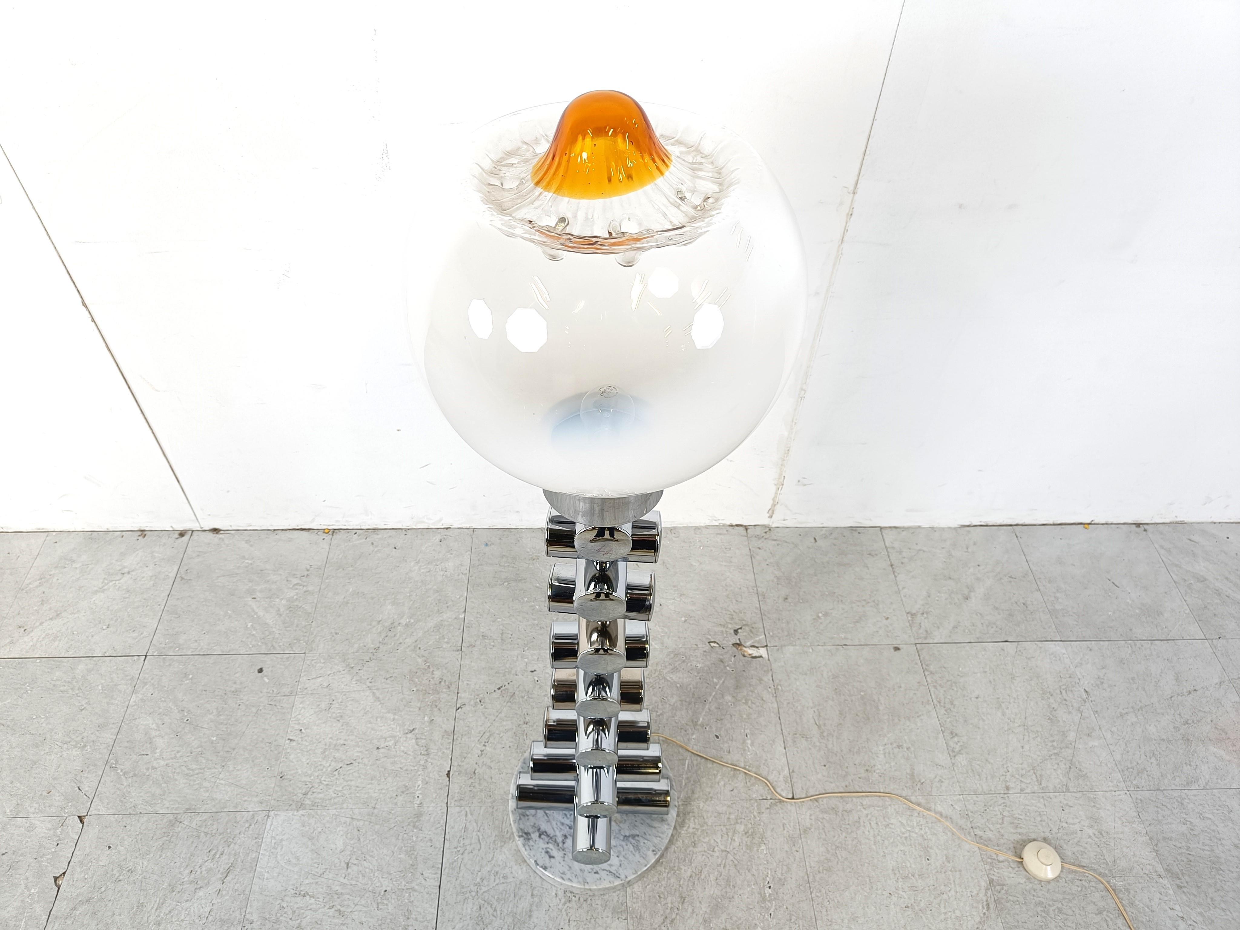 Stehlampe im Vintage-Stil von Mazzega, 1960 (Space Age) im Angebot