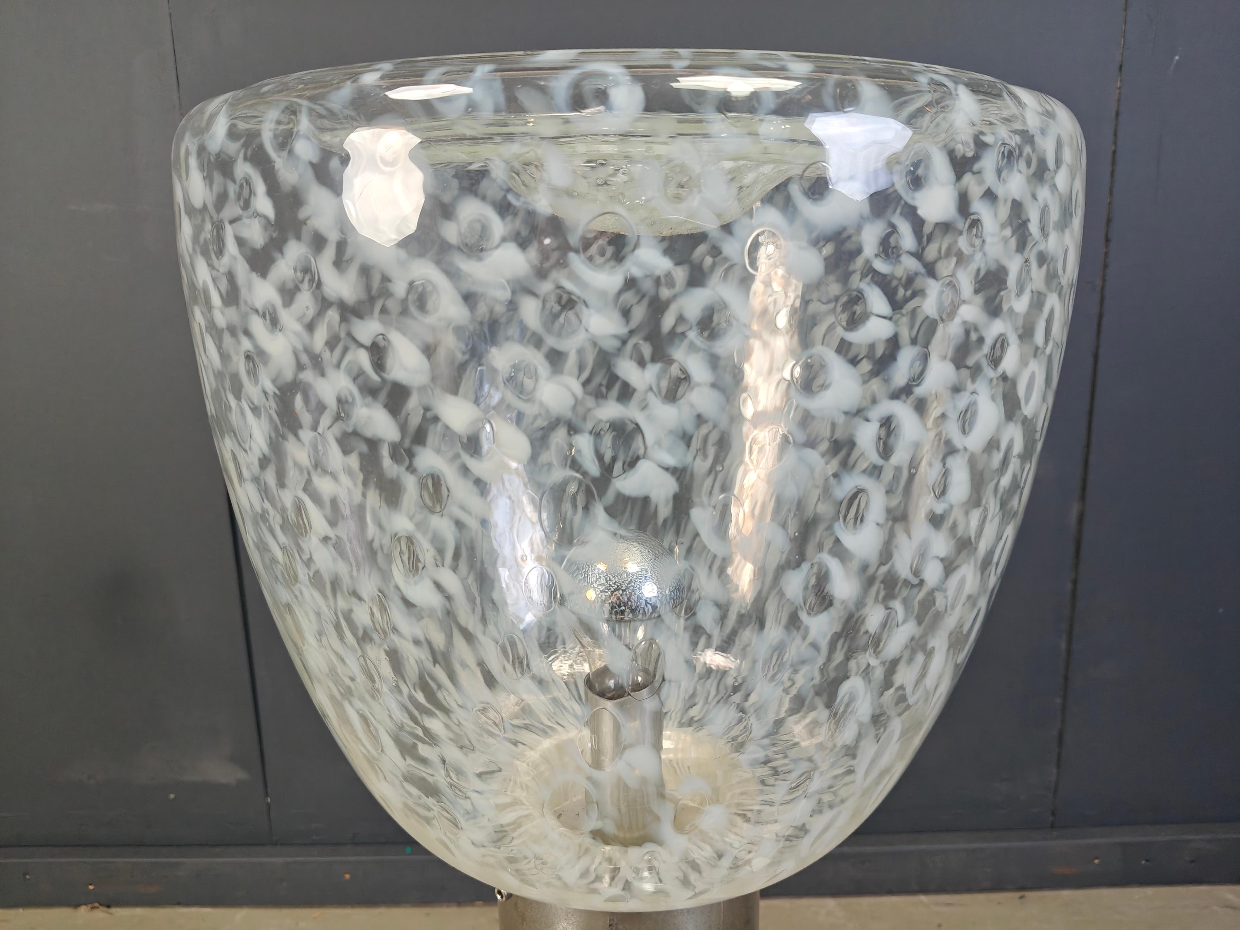 Lámpara de pie vintage de Mazzega, años 1960 en venta 4