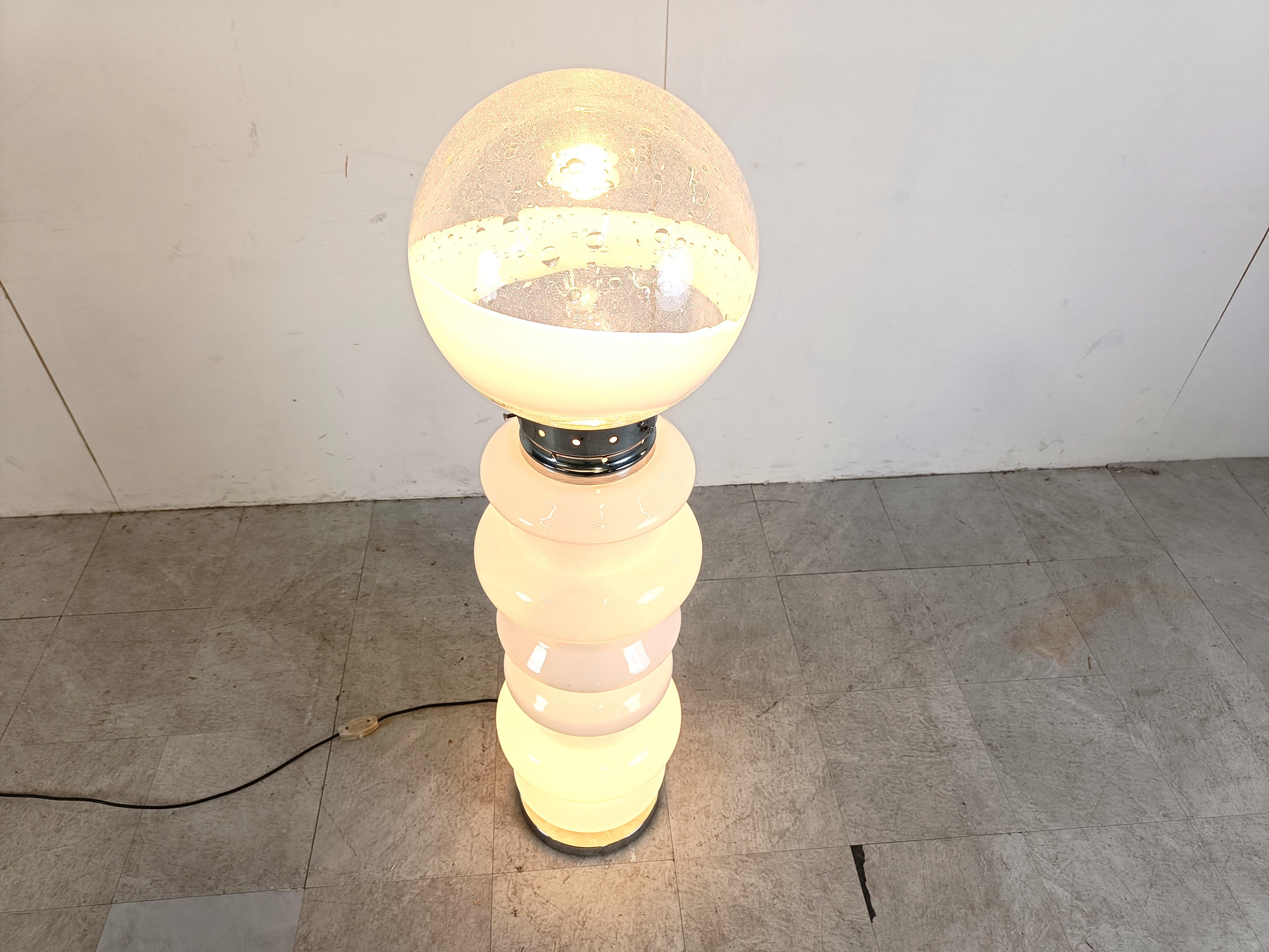 Stehlampe im Vintage-Stil von Mazzega, 1960er Jahre (Muranoglas) im Angebot