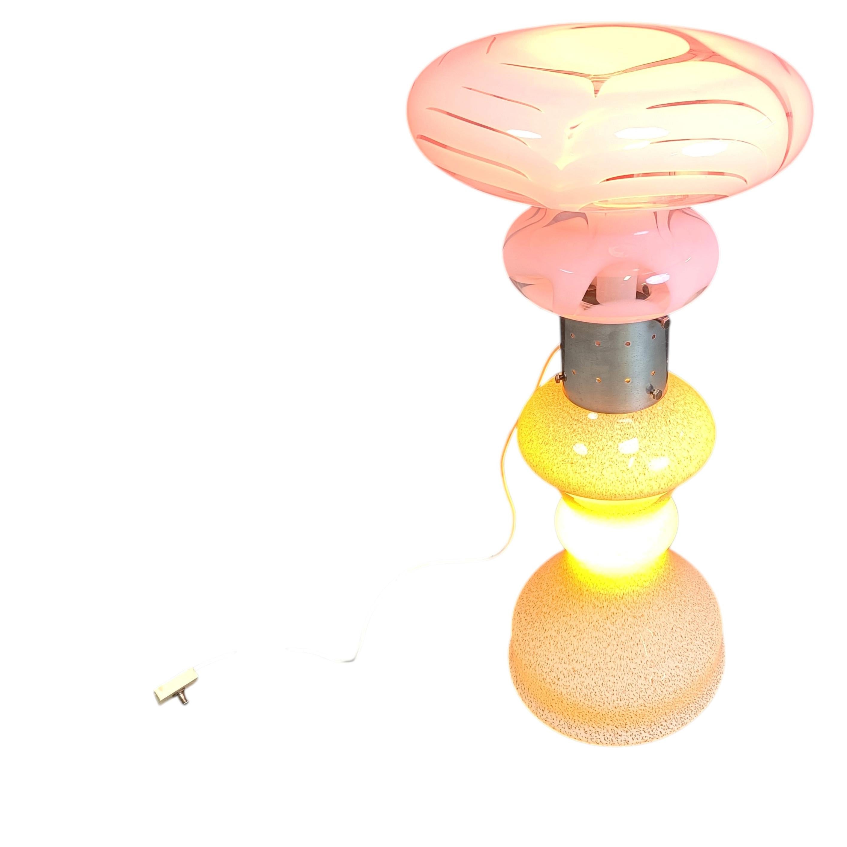 Vintage floor lamp by Mazzega, 1960s