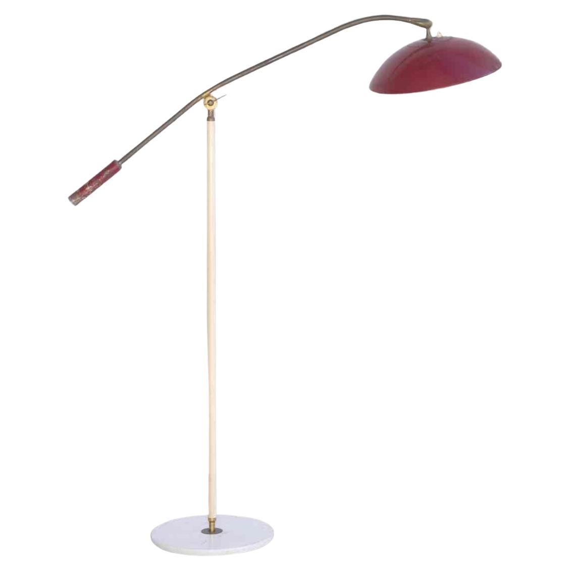 Vintage Floor Lamp by Stilnovo, Mid-20th Century For Sale