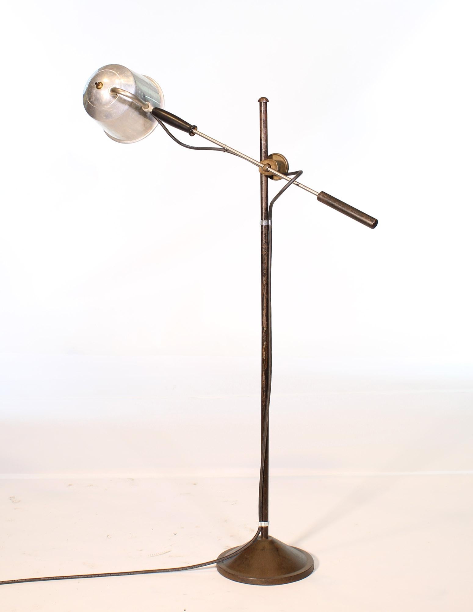 Industrial Vintage Floor Lamp by William Campbell Co.