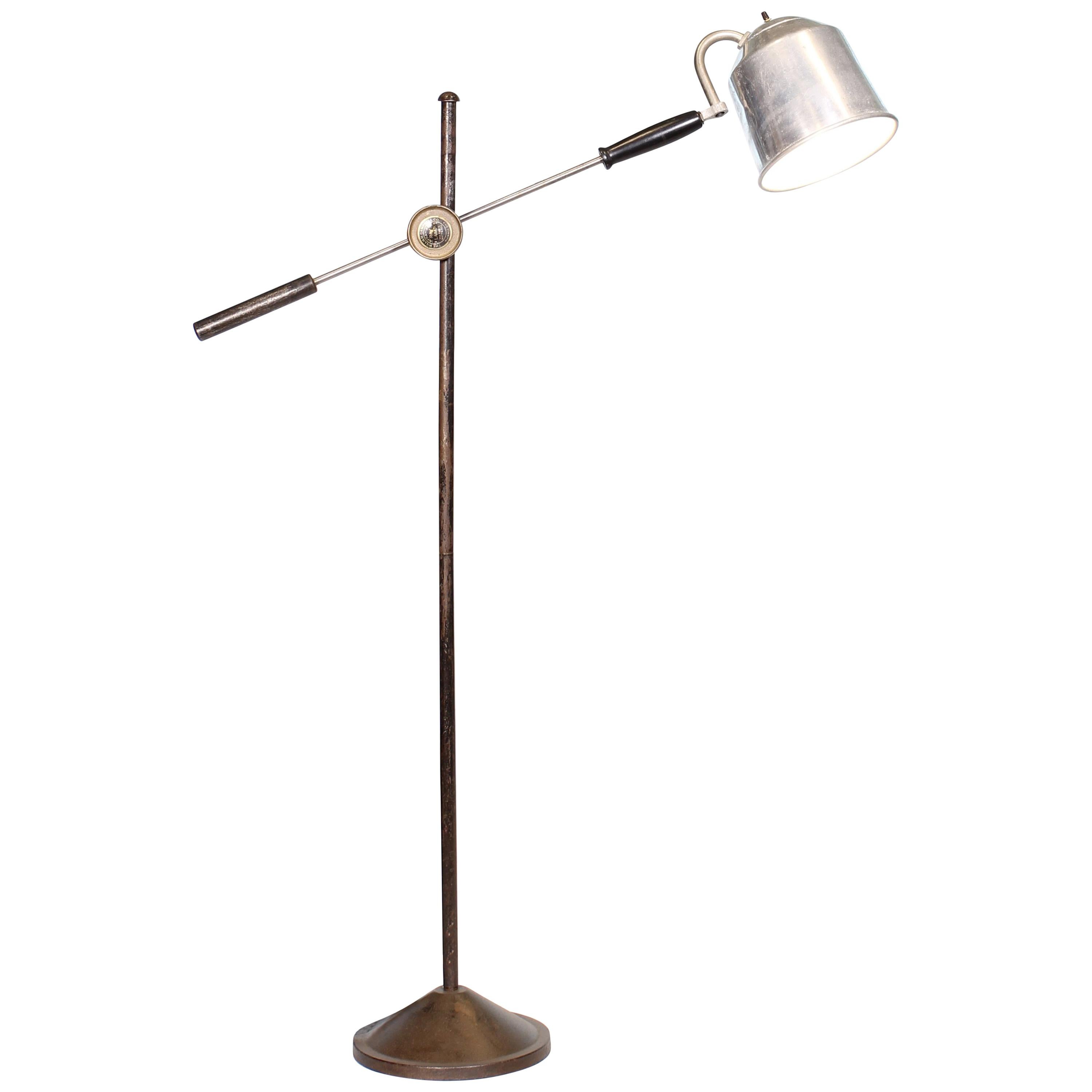 Vintage Floor Lamp by William Campbell Co. at 1stDibs vintage floor