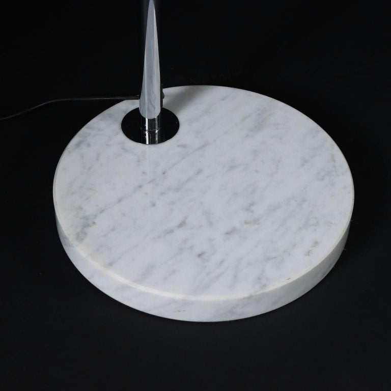 Vintage Floor Lamp Chromed Metal Italy 1970s Lighting For Sale at 1stDibs