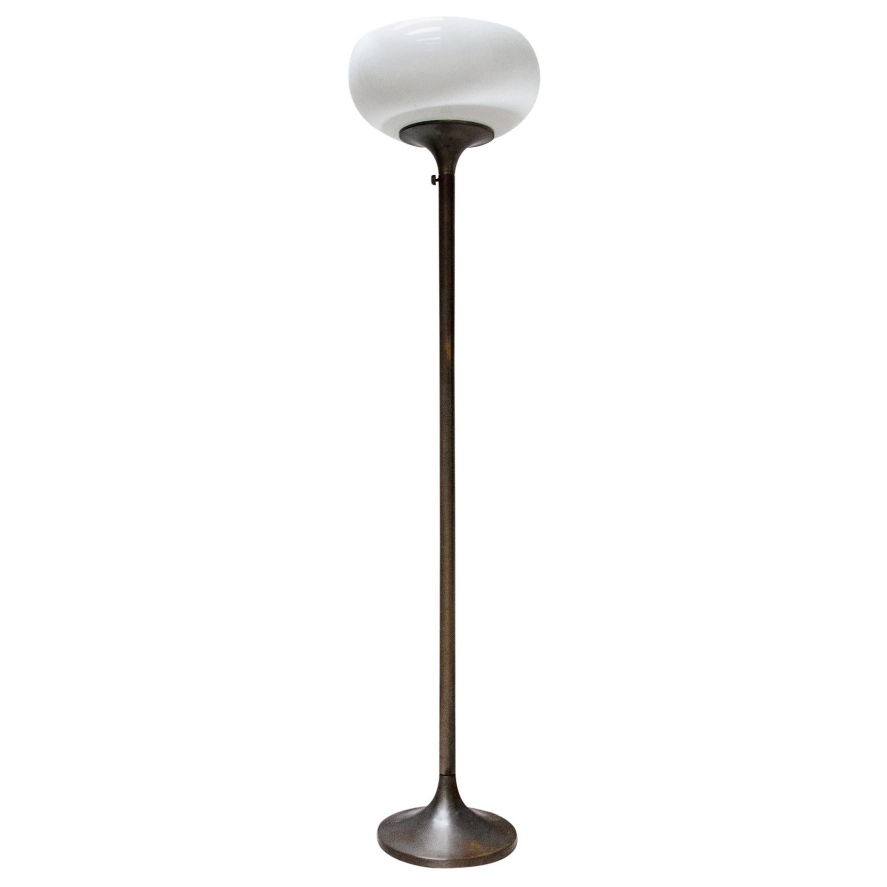 Vintage Floor Lamp D668 by Candle, Italy, 1960s For Sale