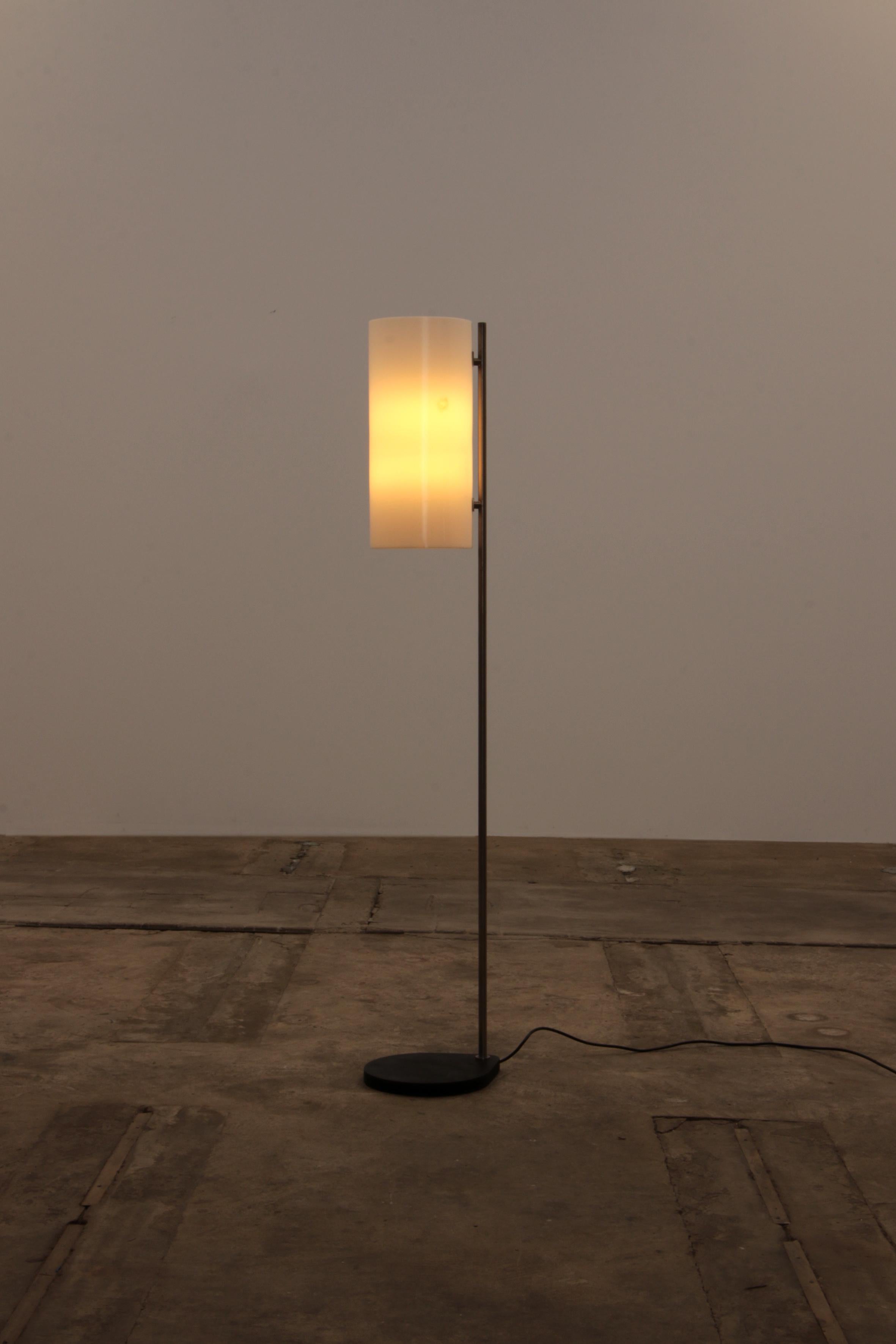 Metal Vintage Floor Lamp Danish Design by Louis Poulssen For Sale