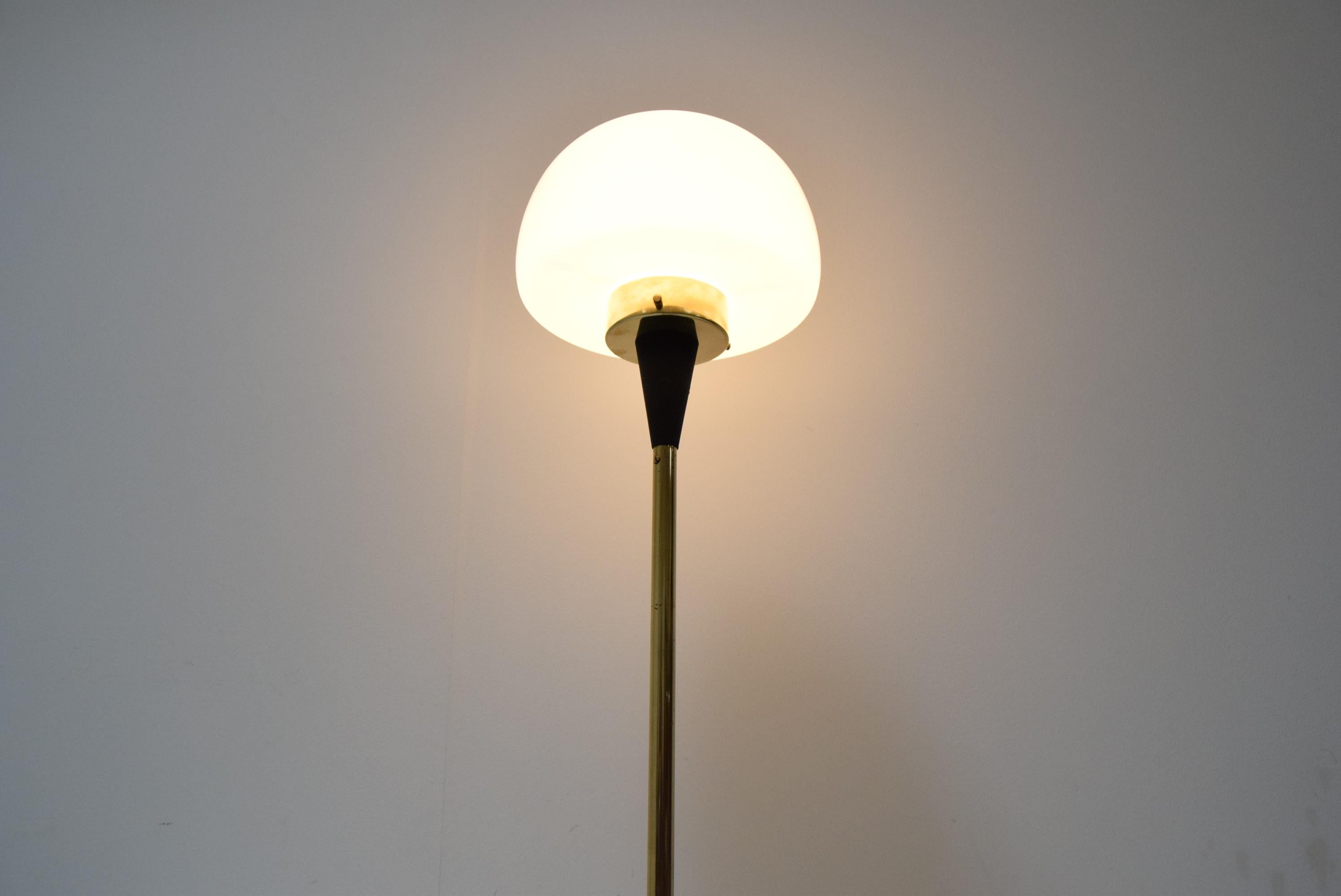 Vintage Floor Lamp Designed by Jaroslav Bejvl for Lidokov, 1960's.  For Sale 6
