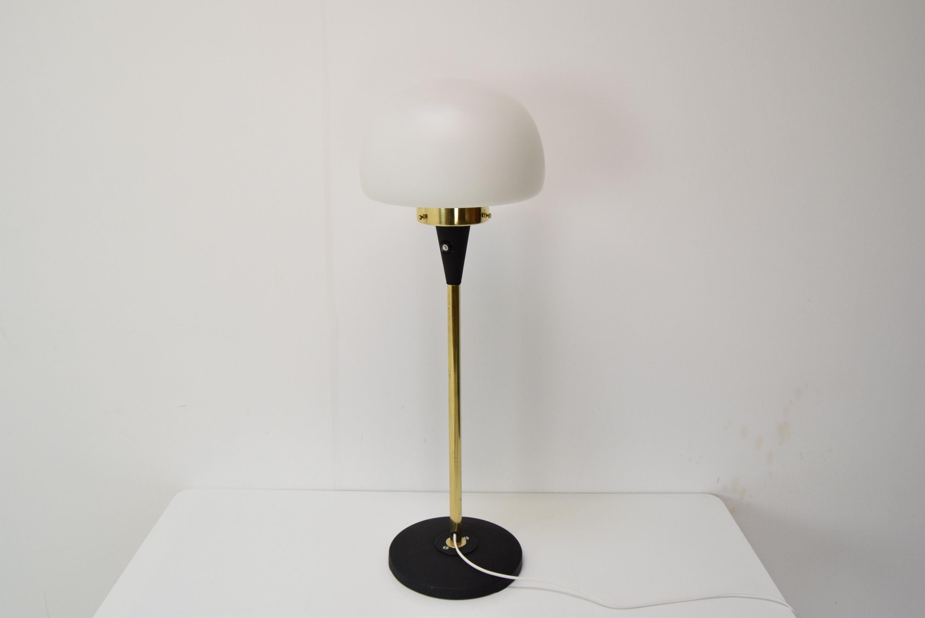 Mid-Century Modern Vintage Floor Lamp Designed by Jaroslav Bejvl for Lidokov, 1960's.  For Sale