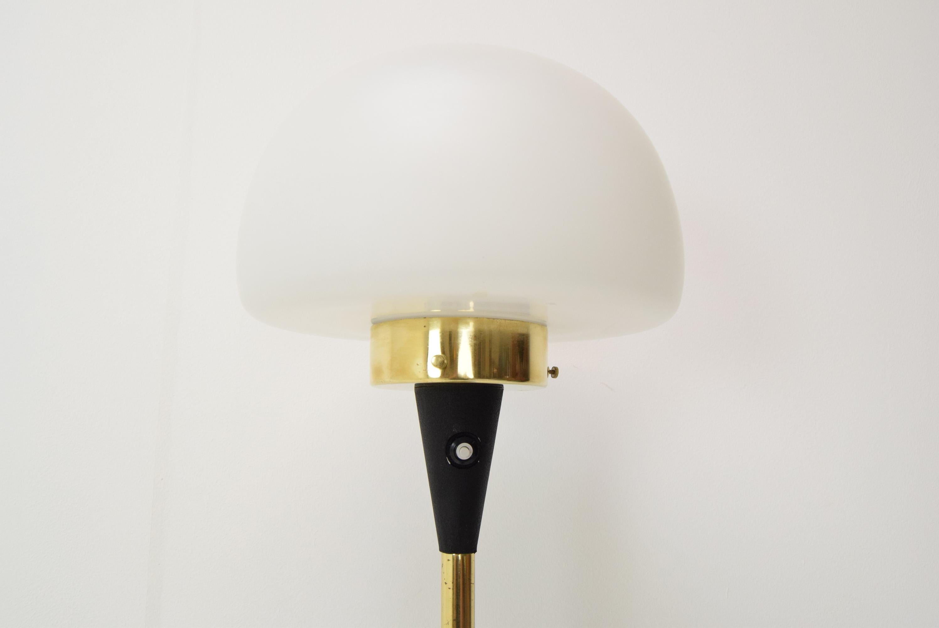 Vintage Floor Lamp Designed by Jaroslav Bejvl for Lidokov, 1960's.  In Good Condition For Sale In Praha, CZ