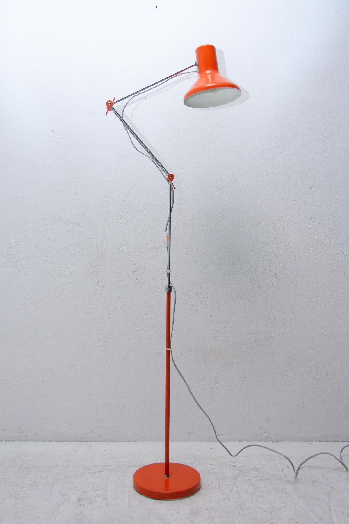 Vintage Floor Lamp Designed by Josef Hůrka, 1960´s, Czechoslovakia 4