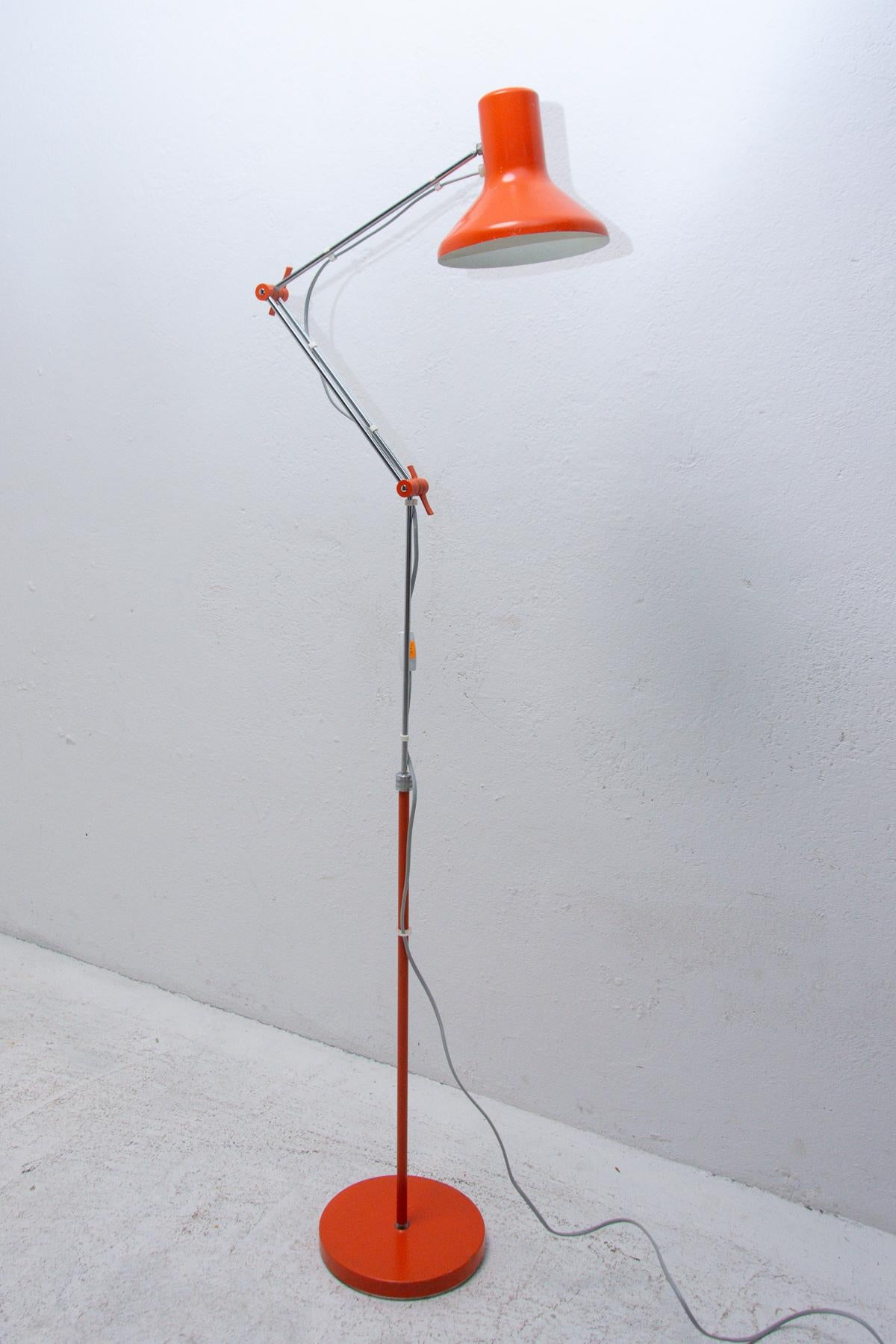 Vintage Floor Lamp Designed by Josef Hůrka, 1960´s, Czechoslovakia 6