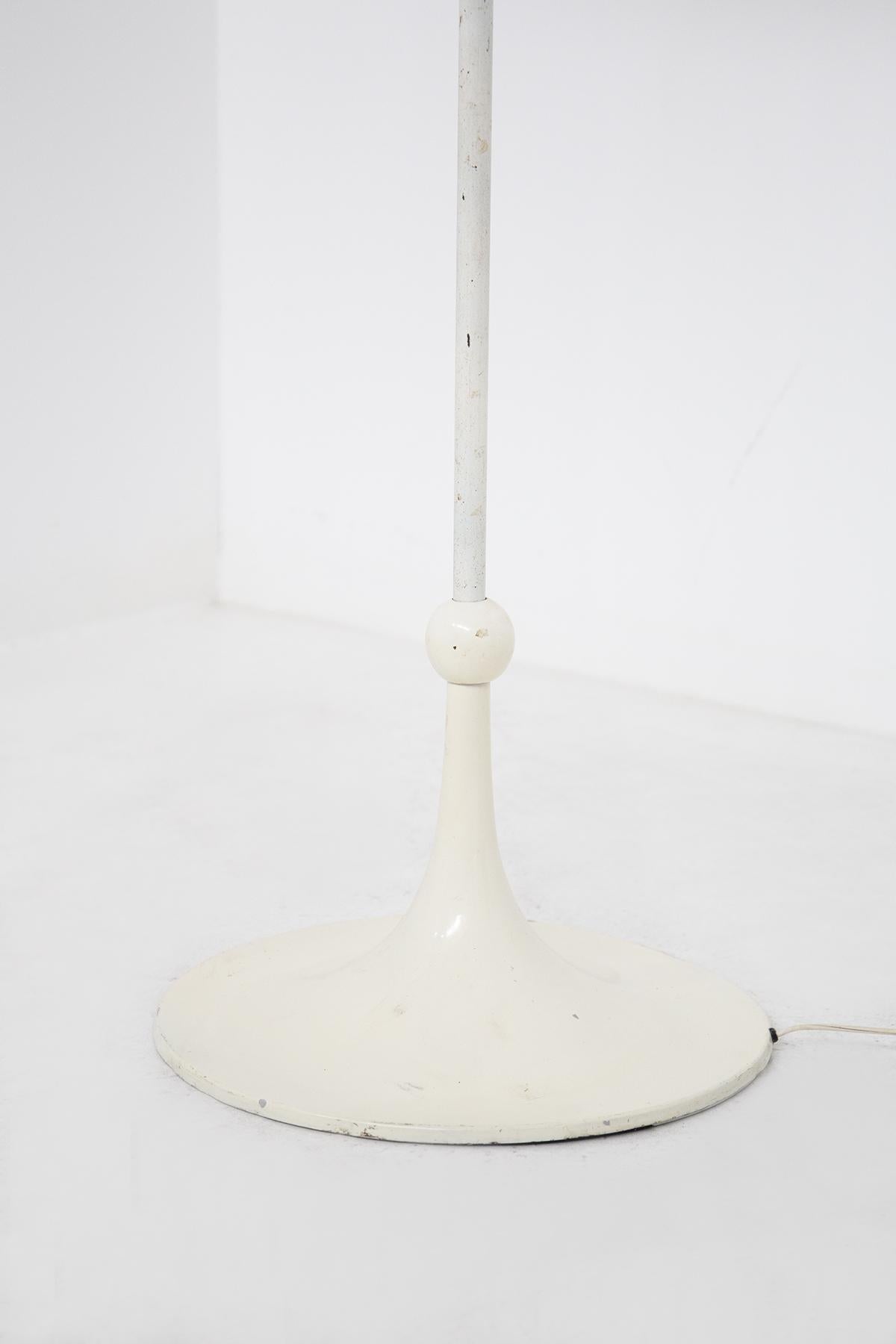 Vintage Floor Lamp in Glass by Max Bill 1