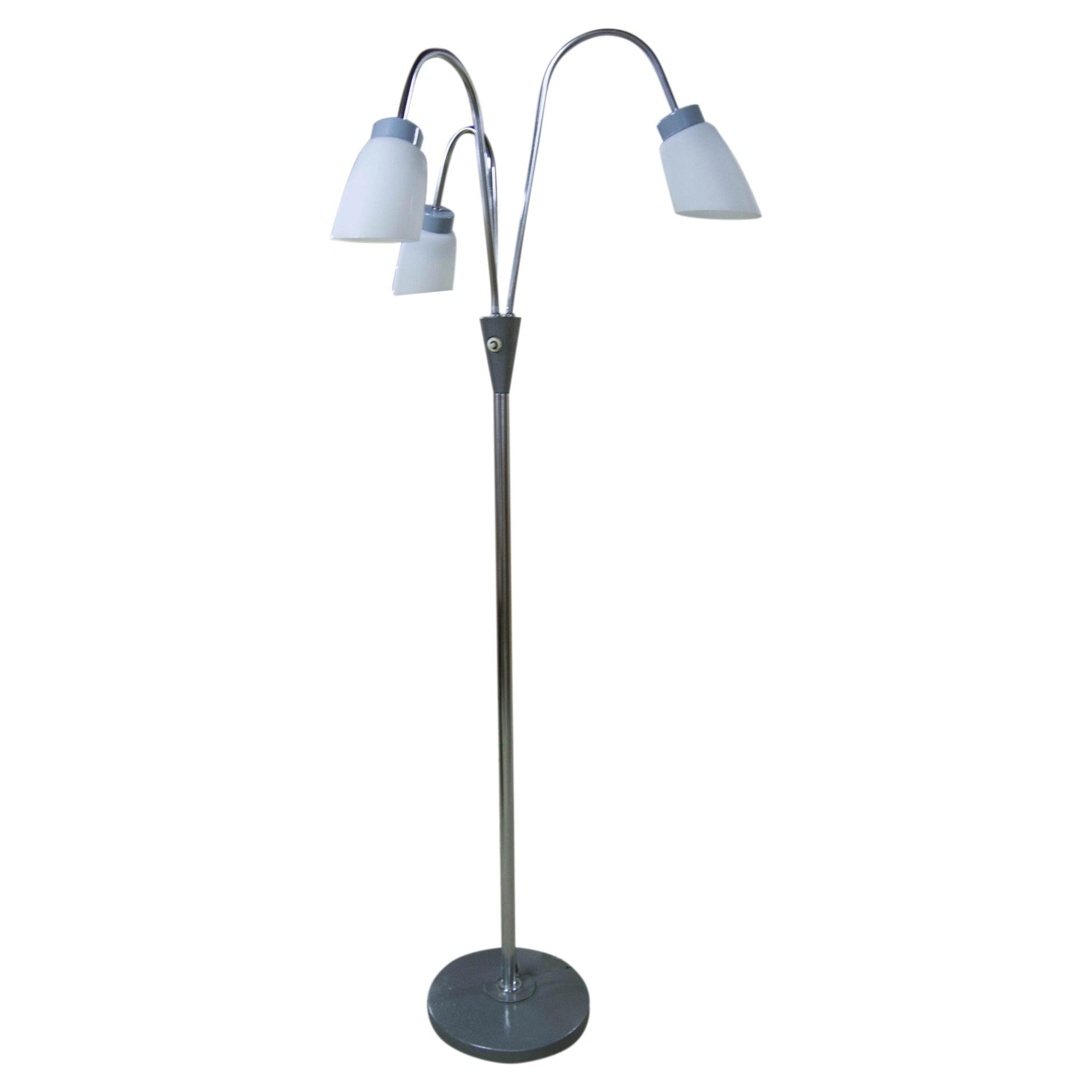 Vintage Floor Lamp, Middle Europe, Midcentury For Sale at 1stDibs