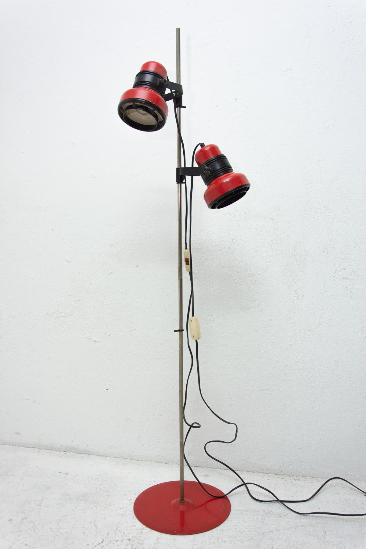 Hungarian Vintage Floor Lamp or Spolitlight, 1960s-1970s, Hungary
