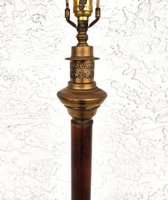 Vintage Floor Lamp with Glass Table