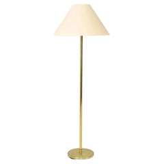 Vintage Stehlampe mit goldenem Sockel