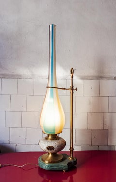 Vintage Floor Lamp with Murano Glass, Italy, 1960s