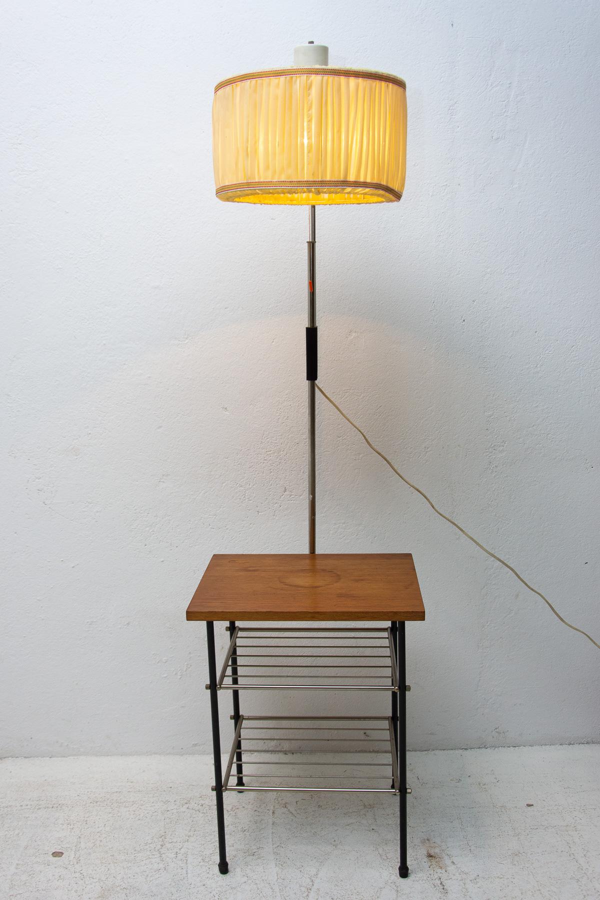 Vintage Floor Lamp with Storage Space, 70s, Czechoslovakia For Sale 6