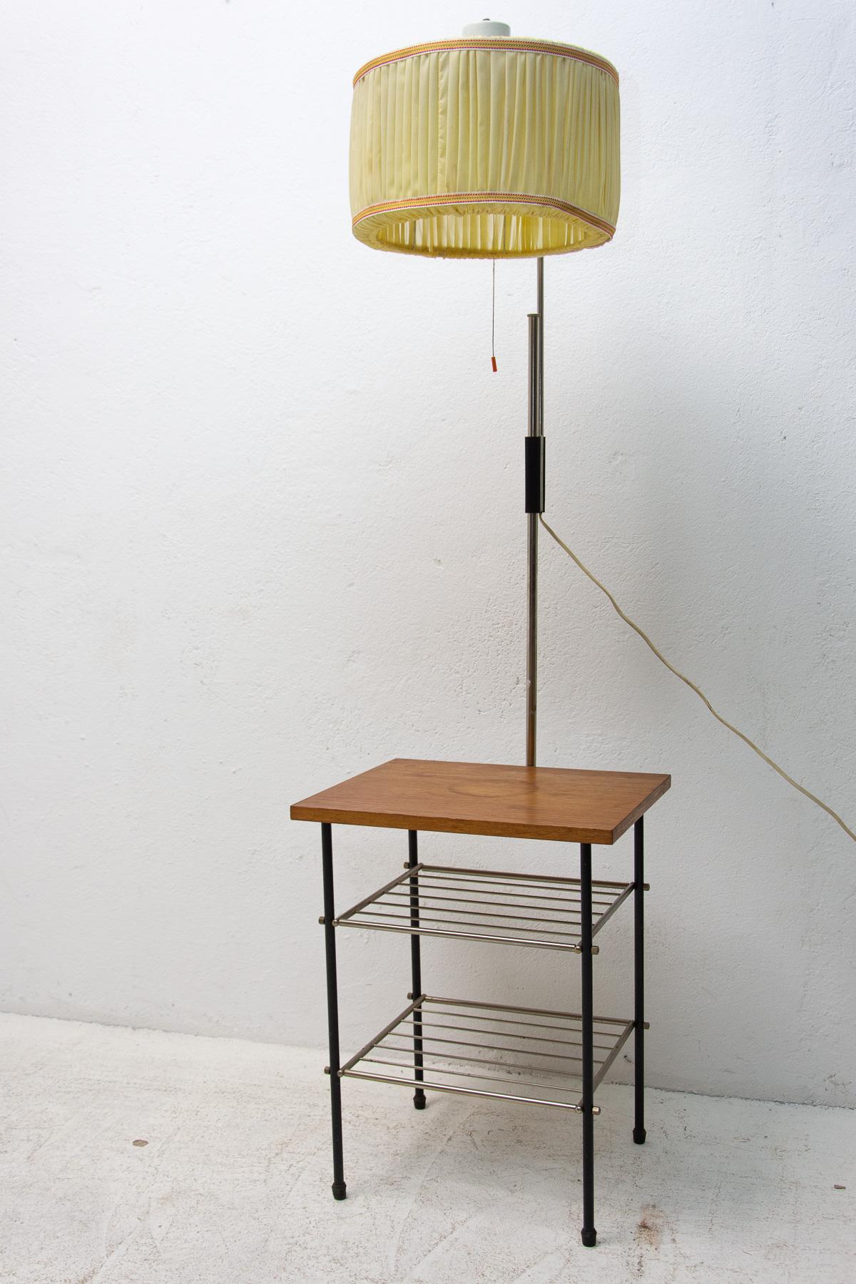 Vintage Floor Lamp with Storage Space, 70s, Czechoslovakia For Sale 9