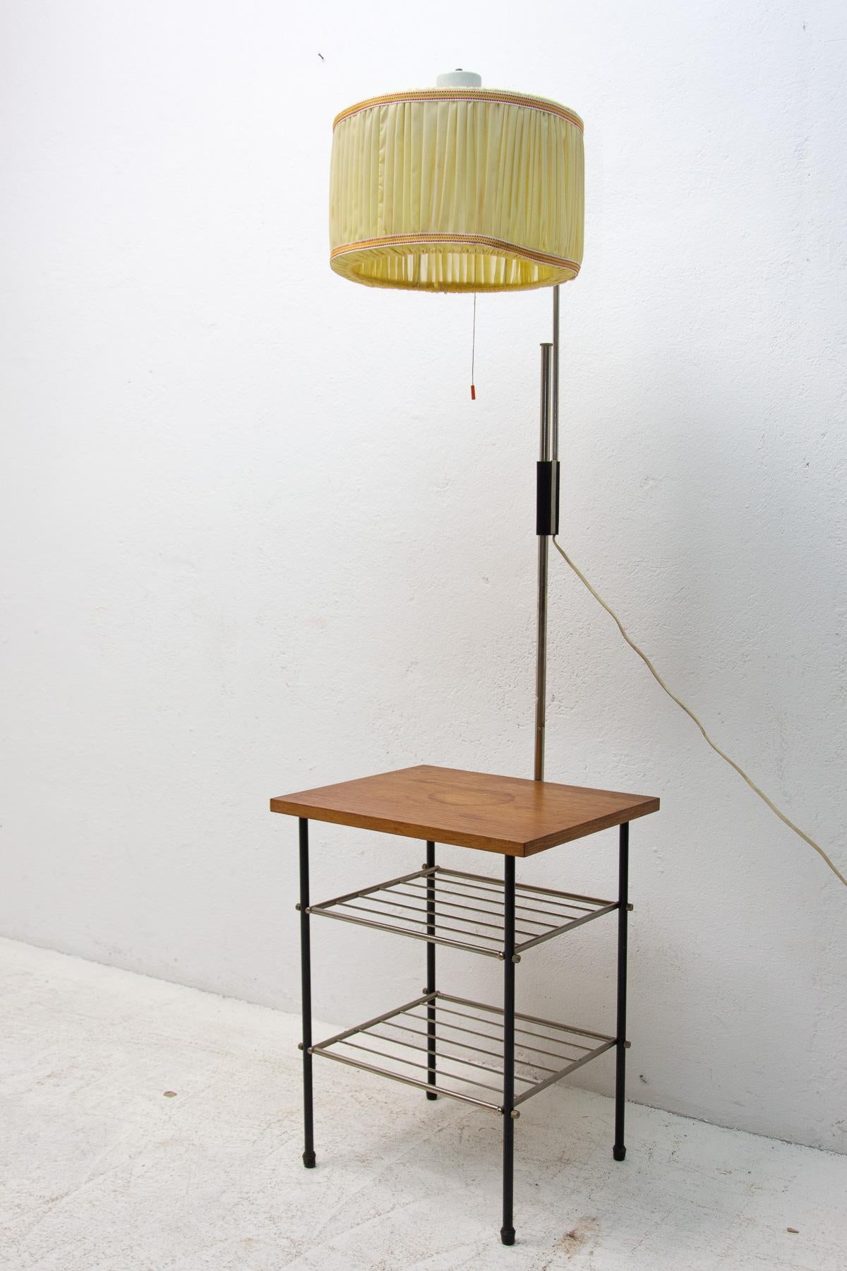 Vintage Floor Lamp with Storage Space, 70s, Czechoslovakia For Sale 10