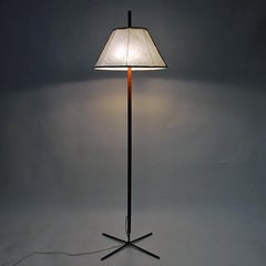 Vintage Floorlamp mod G35 of teak and iron by Hans-Agne Jakobsson, Sweden 1960s