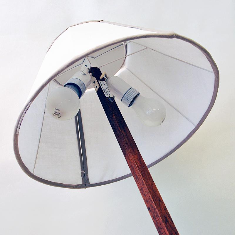 Vintage Floorlamp mod G35 of teak and iron by Hans-Agne Jakobsson, Sweden 1960s For Sale 1