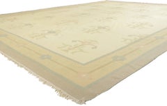 Vintage Floral Dhurrie Kilim Rug