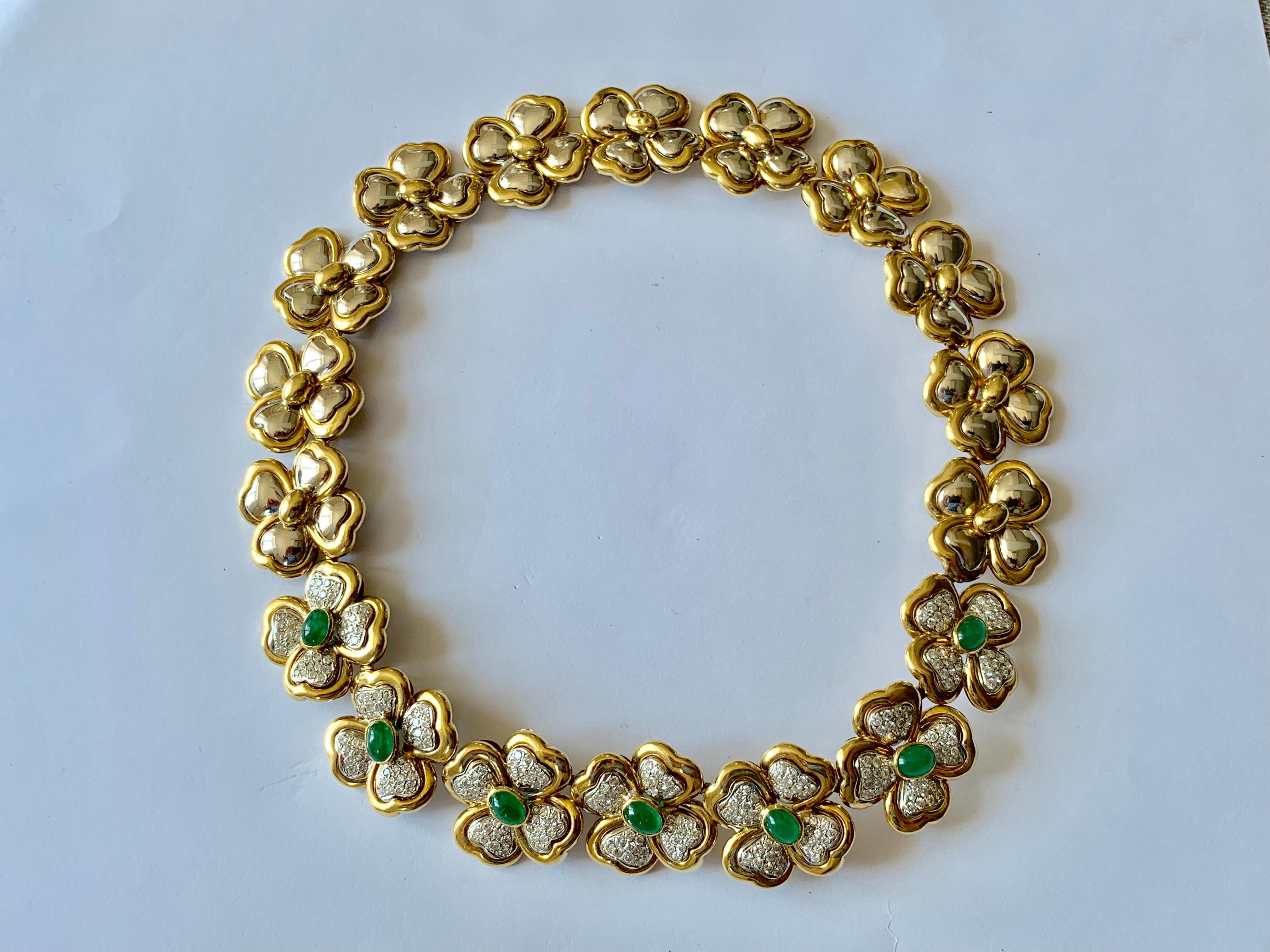 vintage emerald necklace