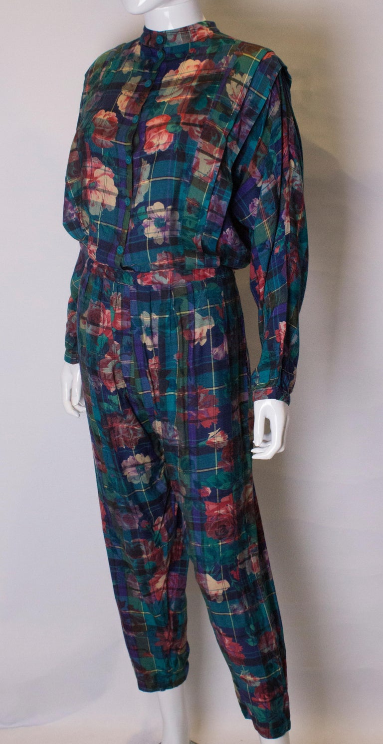 Vintage Floral Jumpsuit